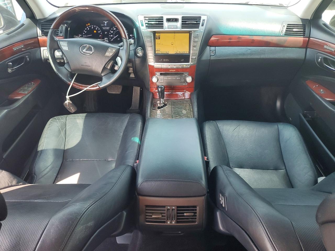 2011 Lexus Ls 460 Base Black vin: JTHCL5EF8B5010410