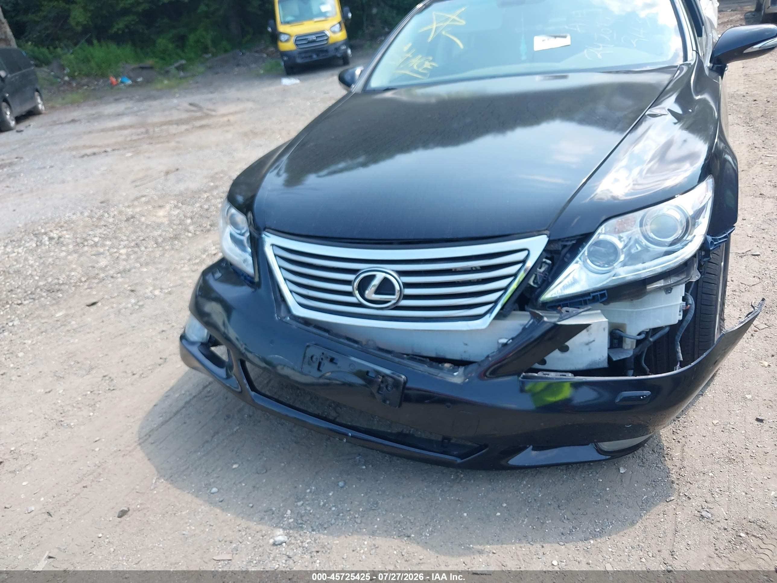 2012 Lexus Ls 460   Черный vin: JTHCL5EF8C5013566