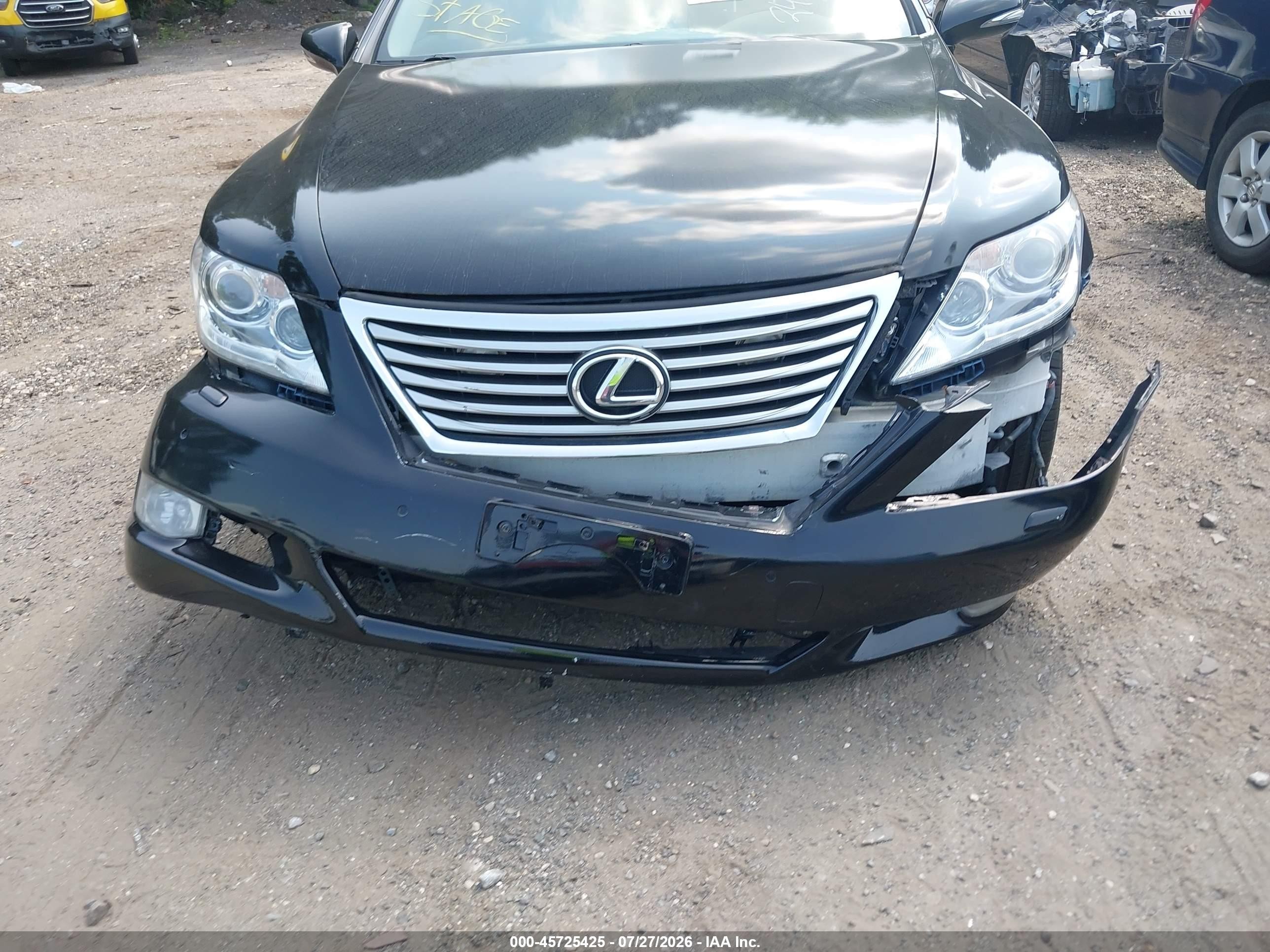 2012 Lexus Ls 460   Черный vin: JTHCL5EF8C5013566