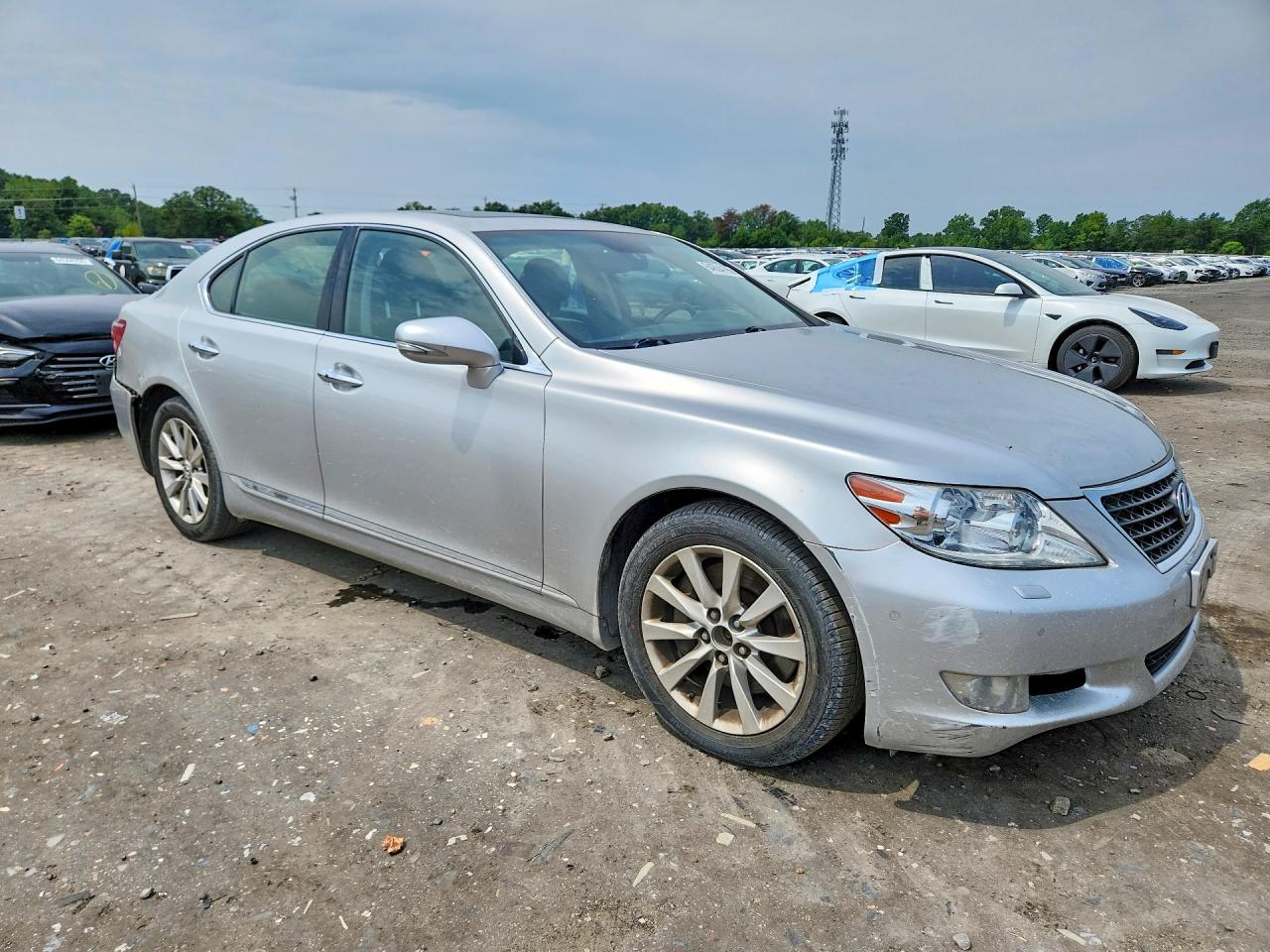 2012 Lexus Ls 460 Silver vin: JTHCL5EF8C5015205