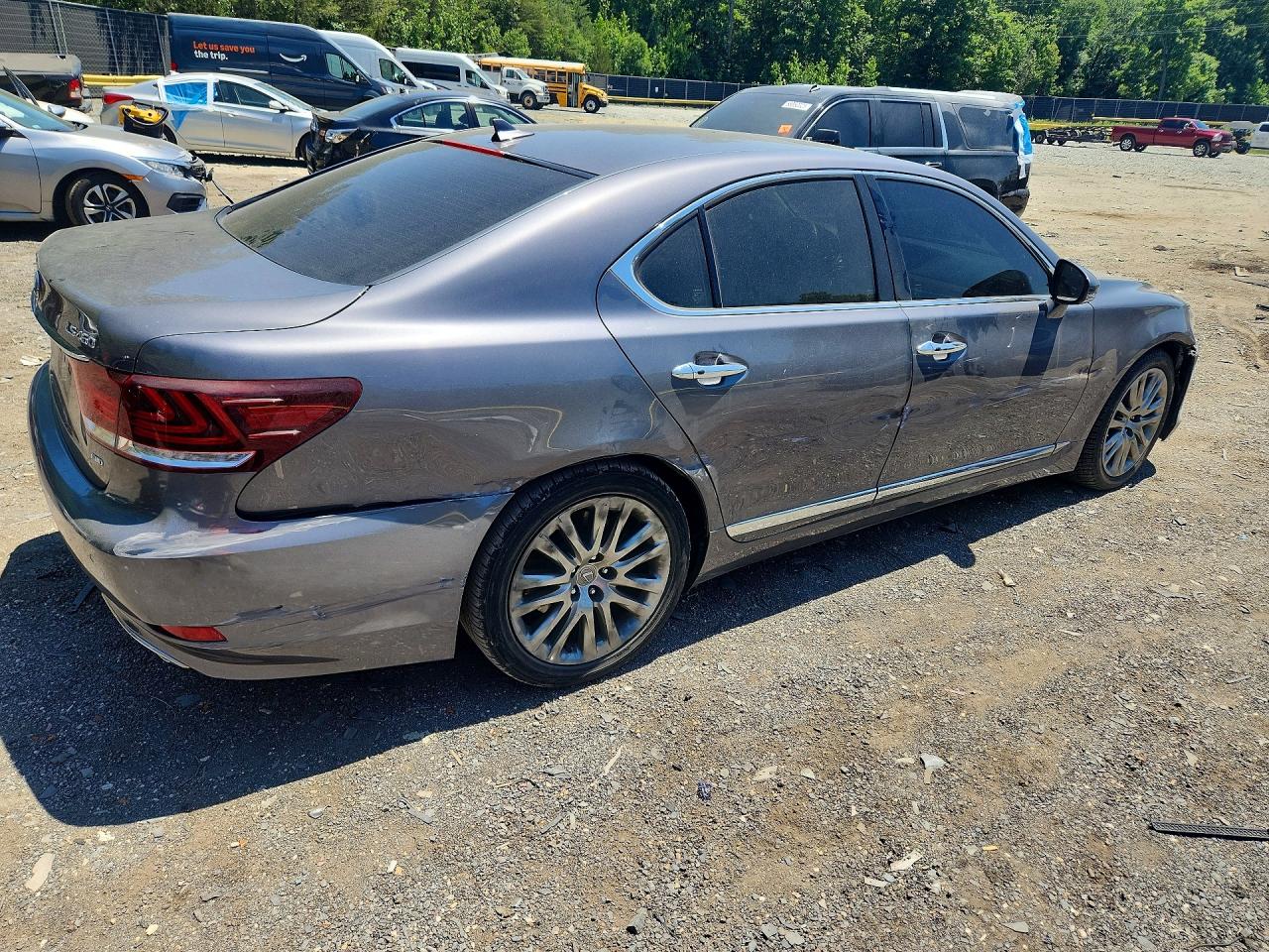 2013 Lexus Ls 460 Серый vin: JTHCL5EF8D5016176