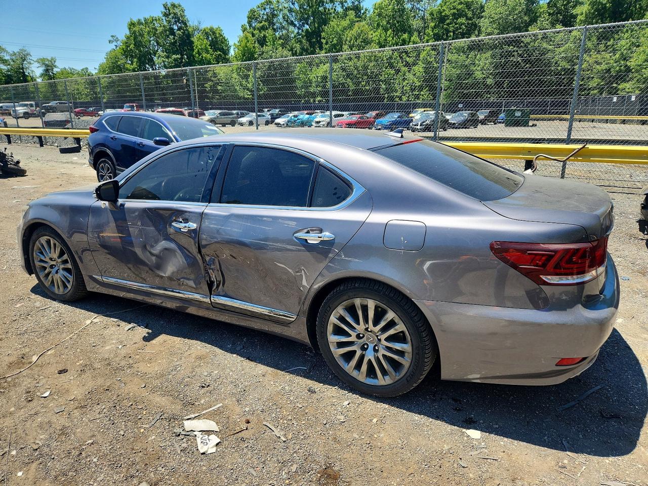 2013 Lexus Ls 460 Серый vin: JTHCL5EF8D5016176