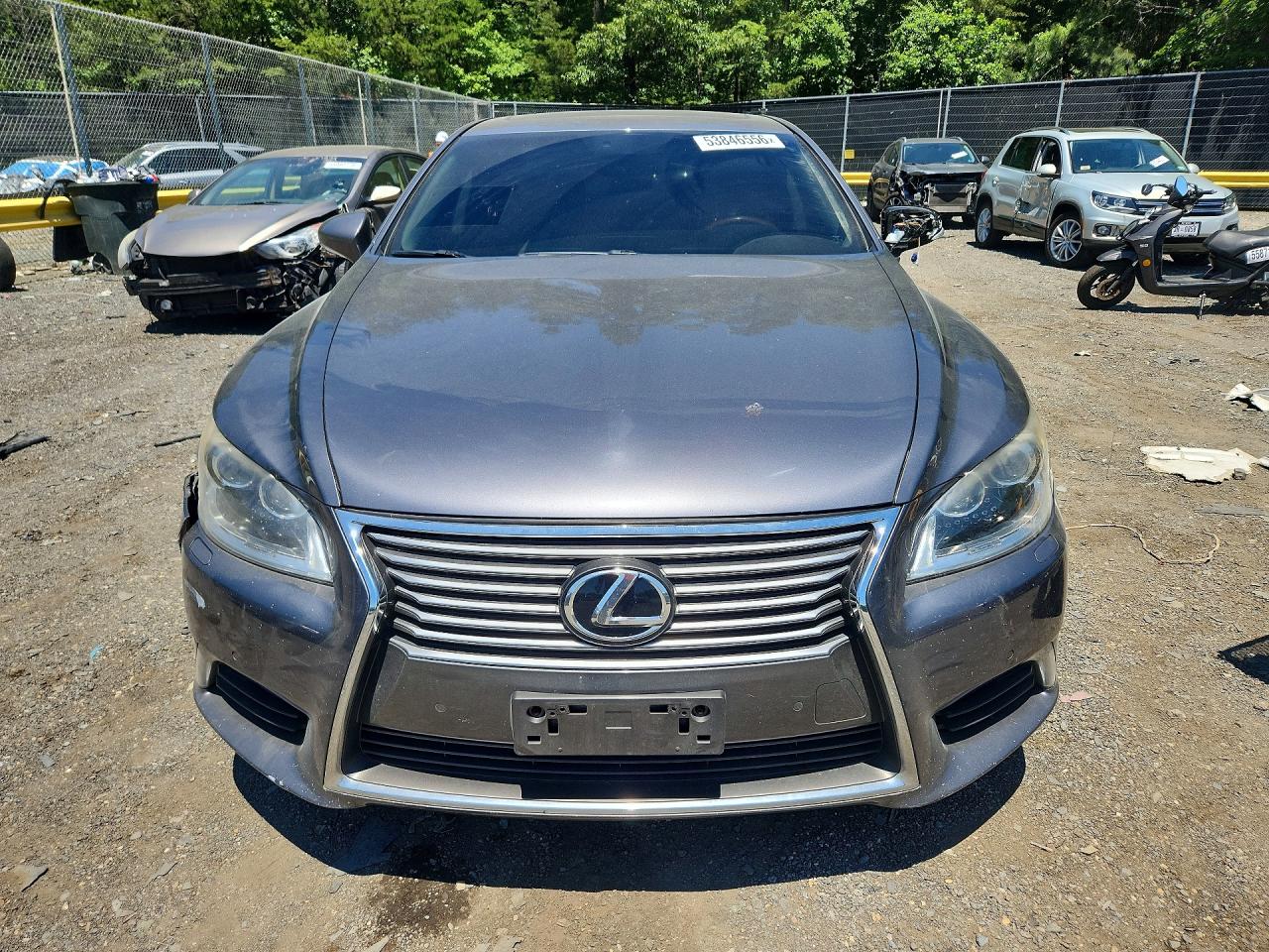 2013 Lexus Ls 460 Серый vin: JTHCL5EF8D5016176