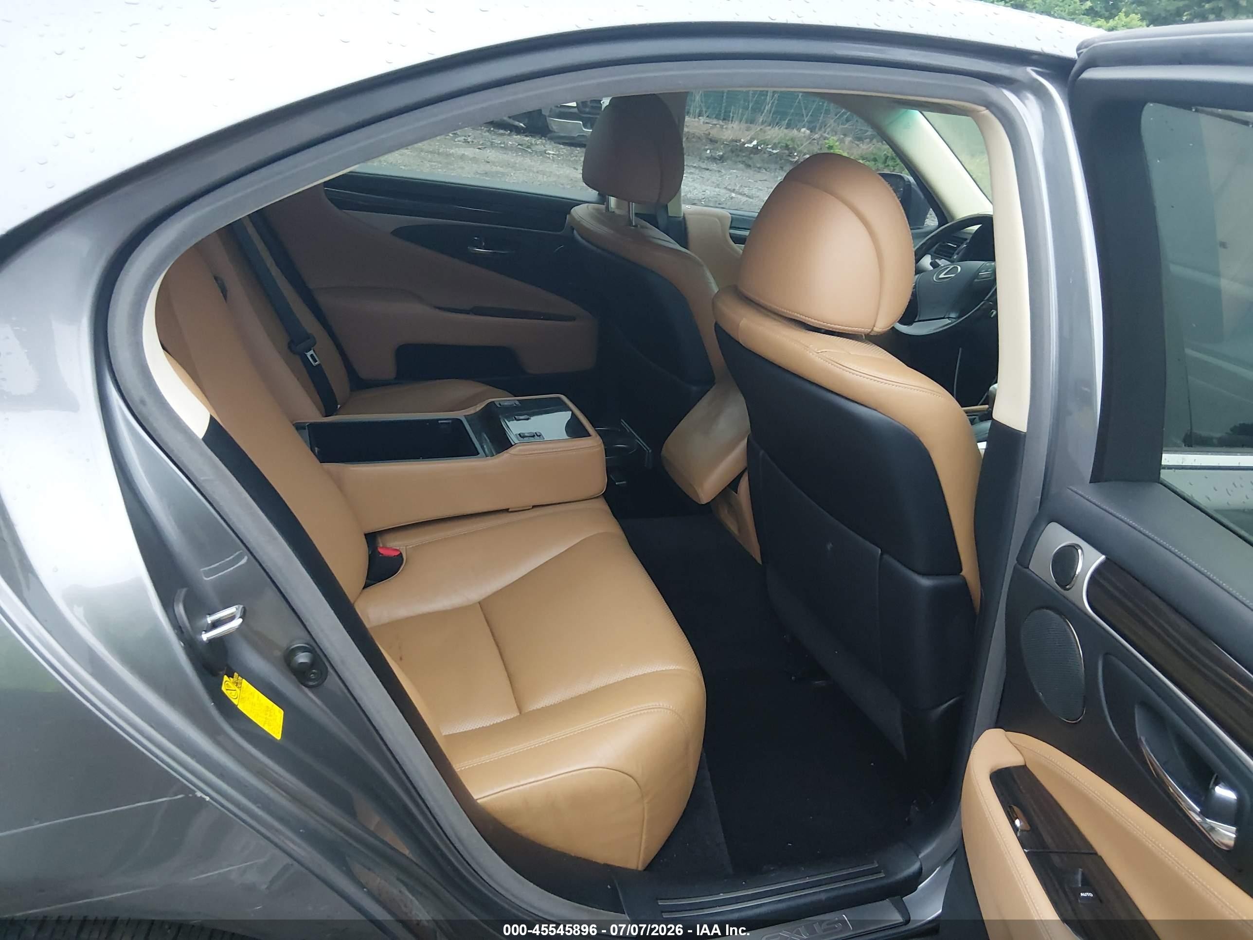 2013 Lexus Ls 460 Gray vin: JTHCL5EF8D5017537