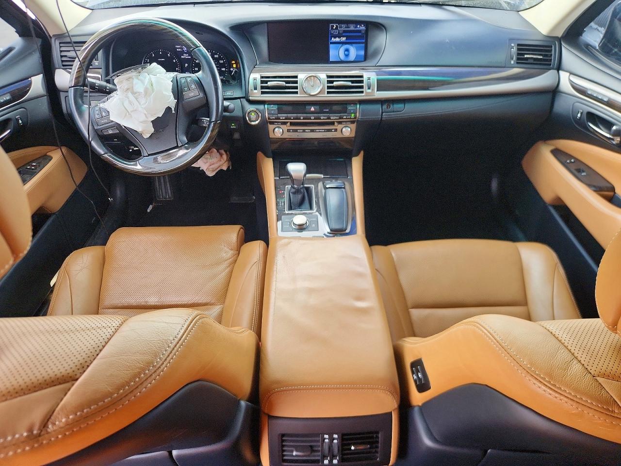 2013 Lexus Ls 460 Blue vin: JTHCL5EF8D5017571