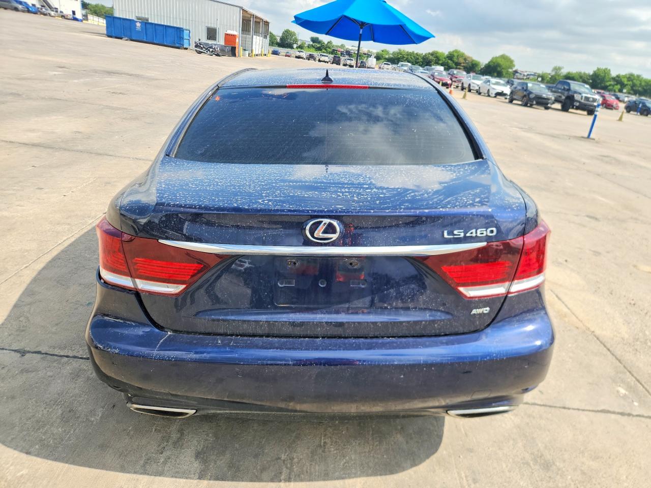 2013 Lexus Ls 460 Blue vin: JTHCL5EF8D5017571