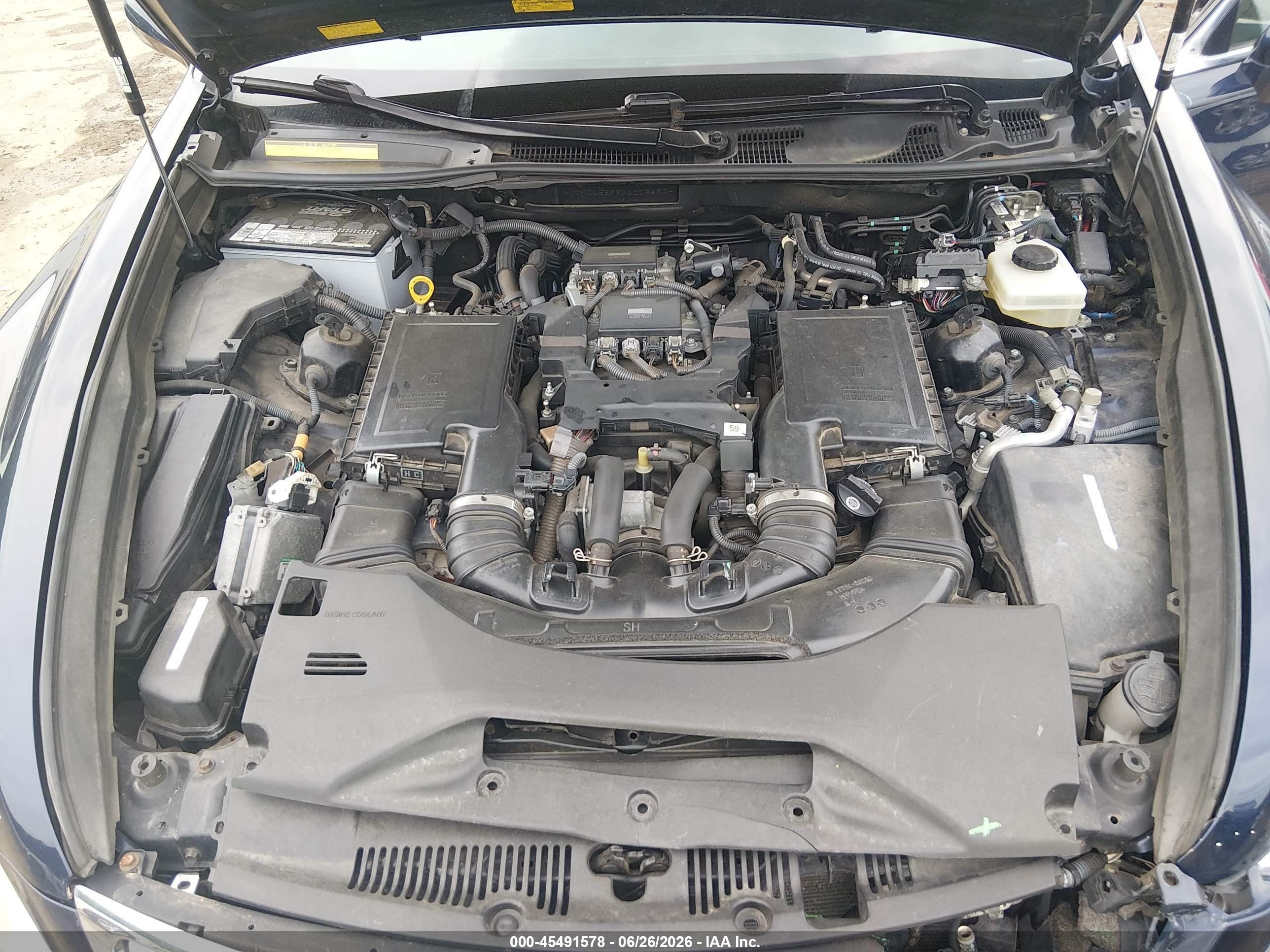 2010 Lexus Ls 460   Синий vin: JTHCL5EF9A5005683