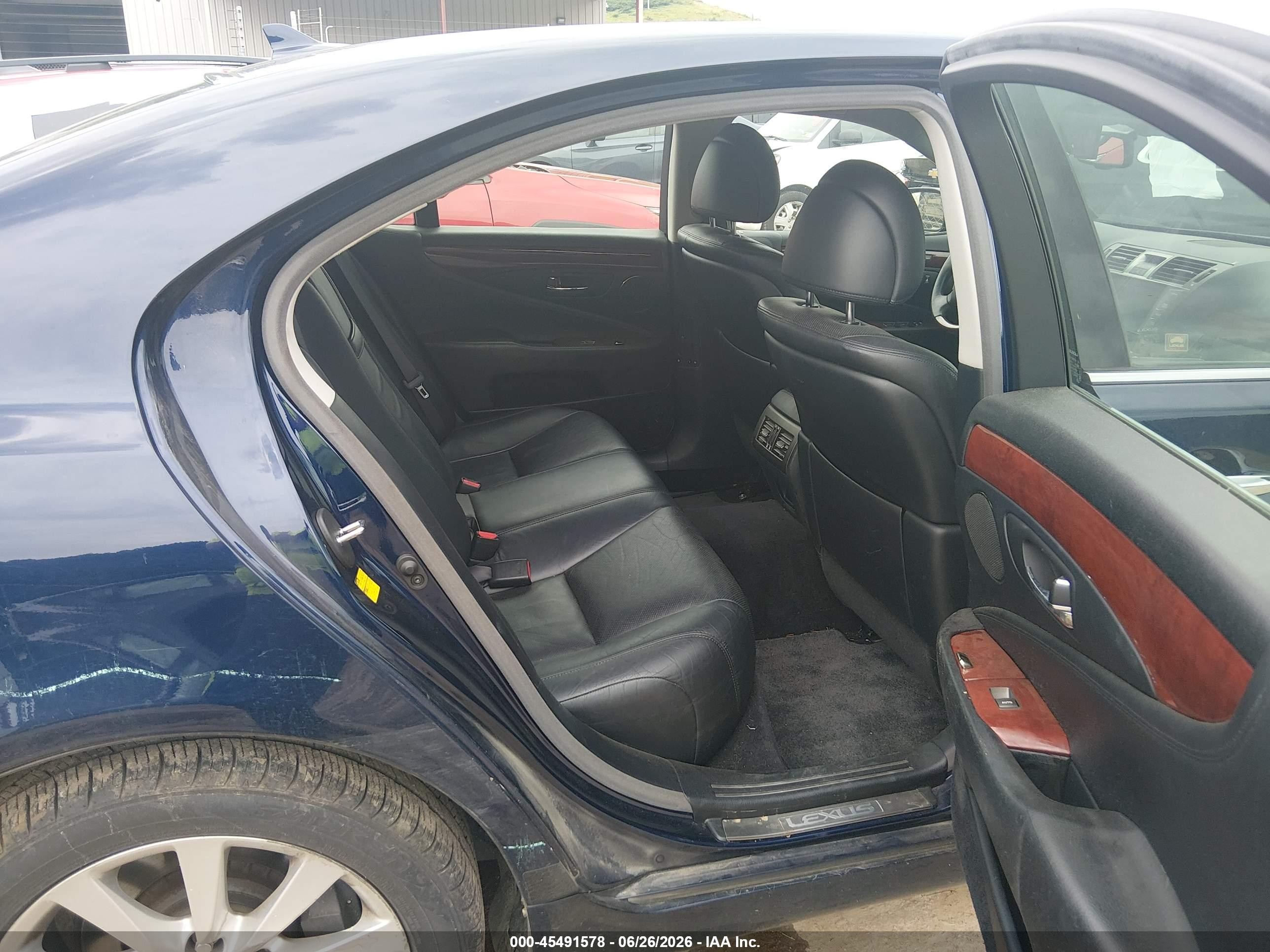 2010 Lexus Ls 460   Синий vin: JTHCL5EF9A5005683