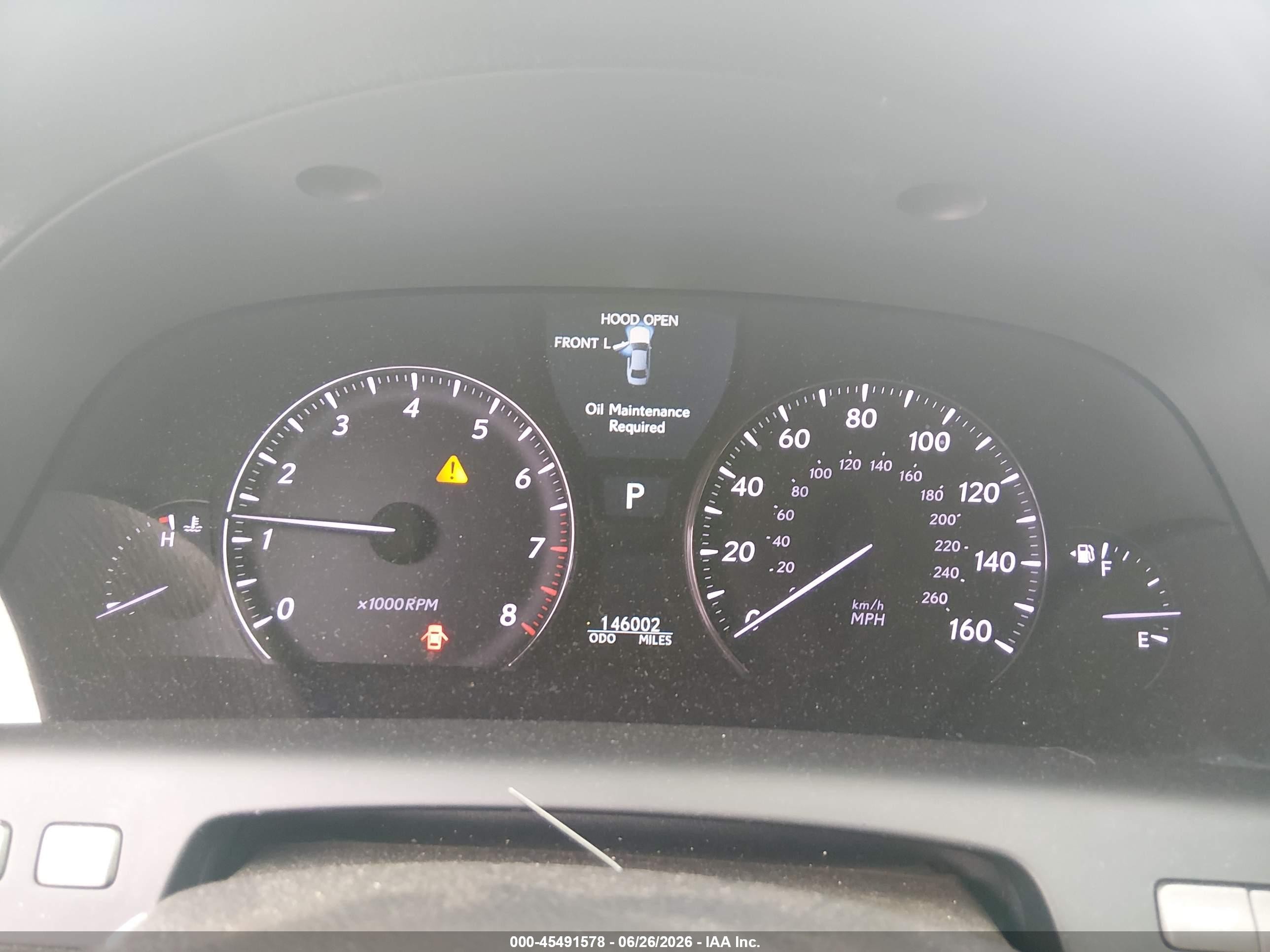 2010 Lexus Ls 460   Синий vin: JTHCL5EF9A5005683