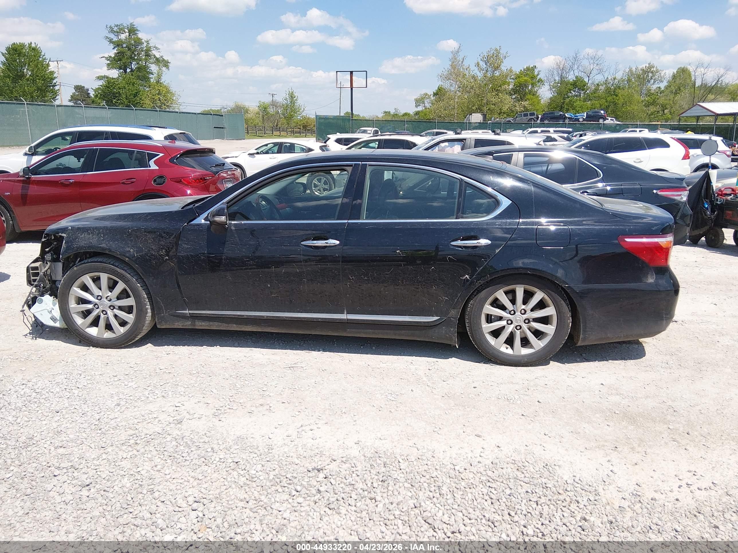 2010 Lexus Ls 460 Black vin: JTHCL5EF9A5007014