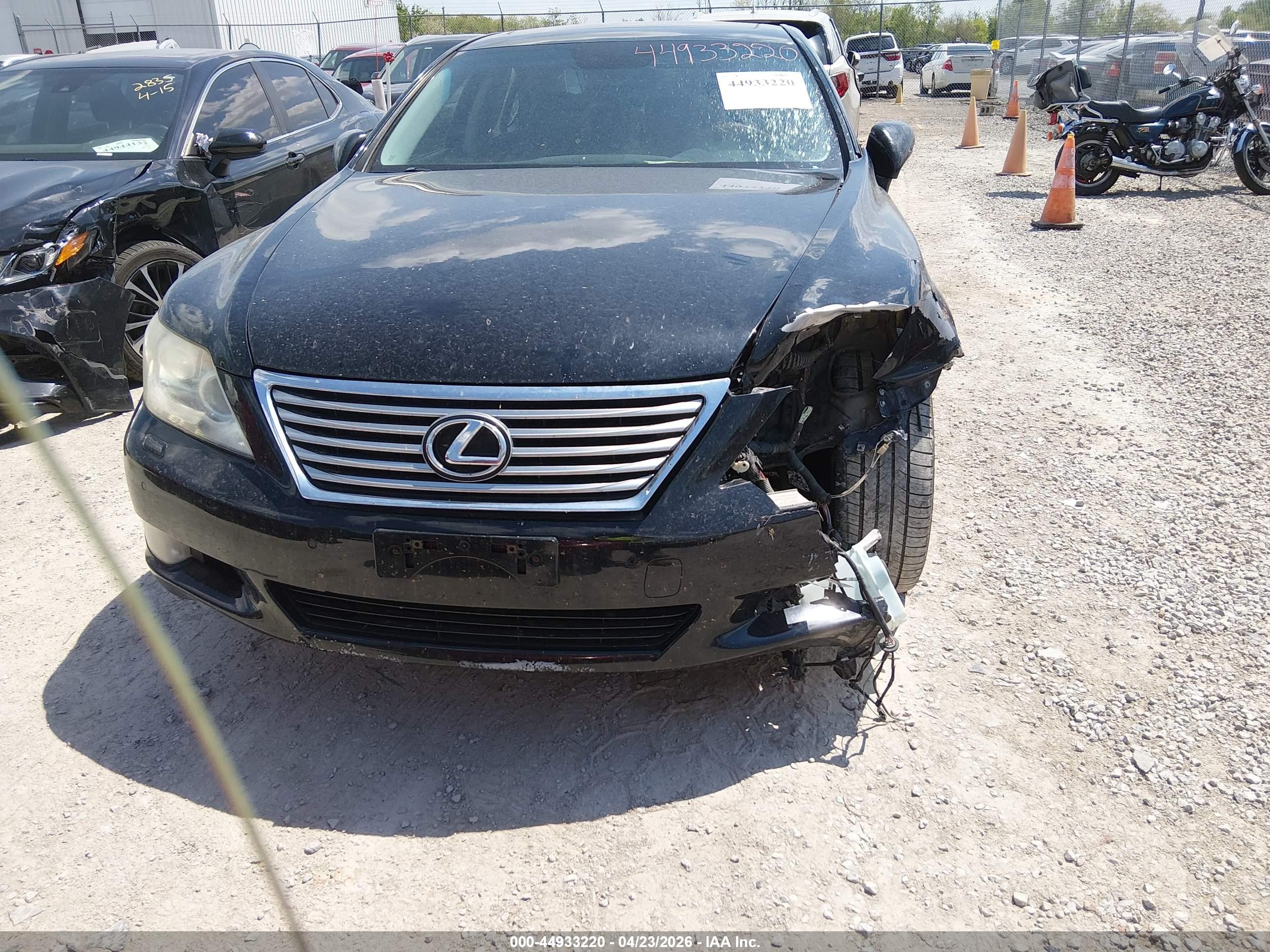 2010 Lexus Ls 460 Black vin: JTHCL5EF9A5007014