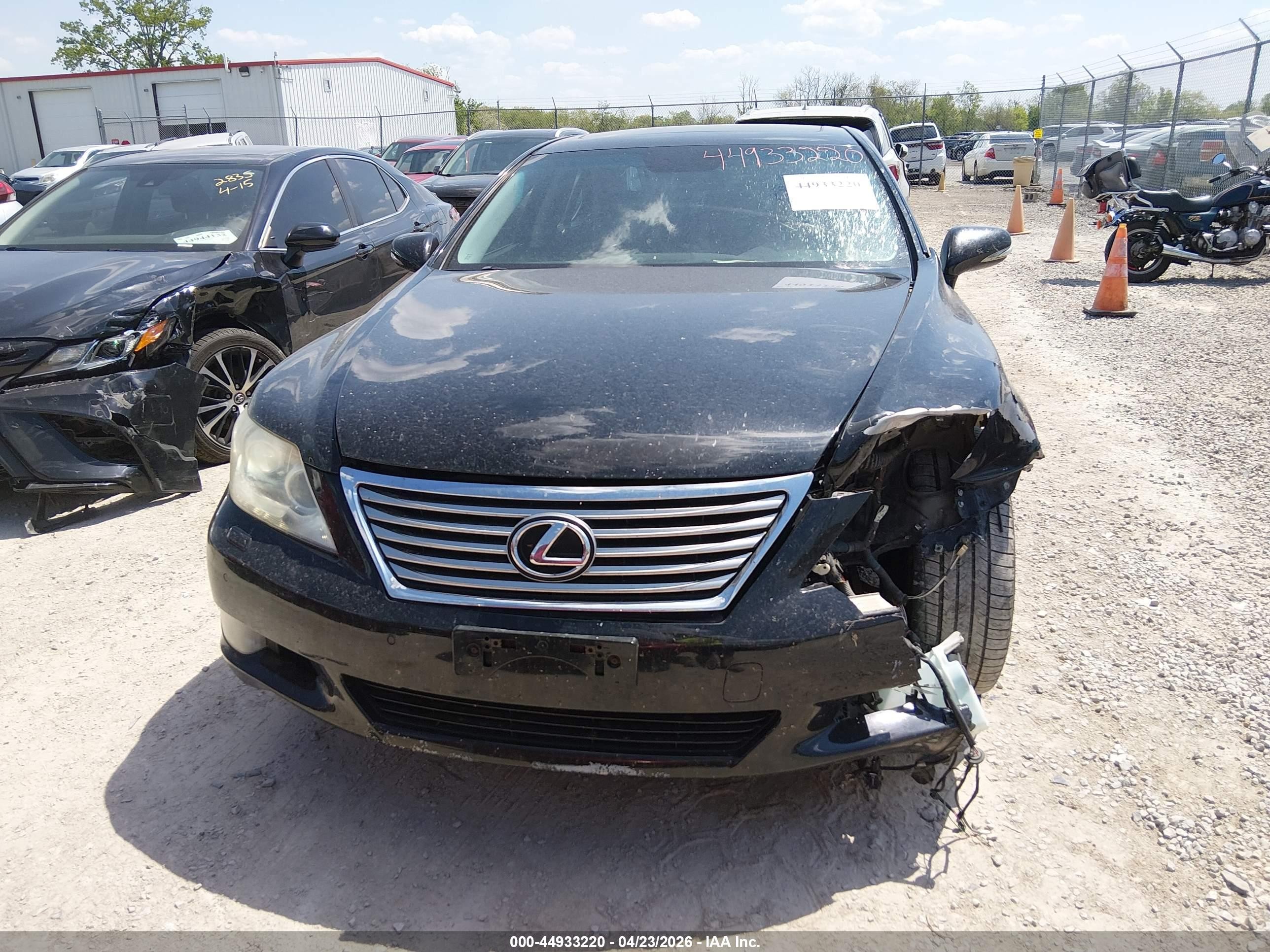 2010 Lexus Ls 460 Black vin: JTHCL5EF9A5007014