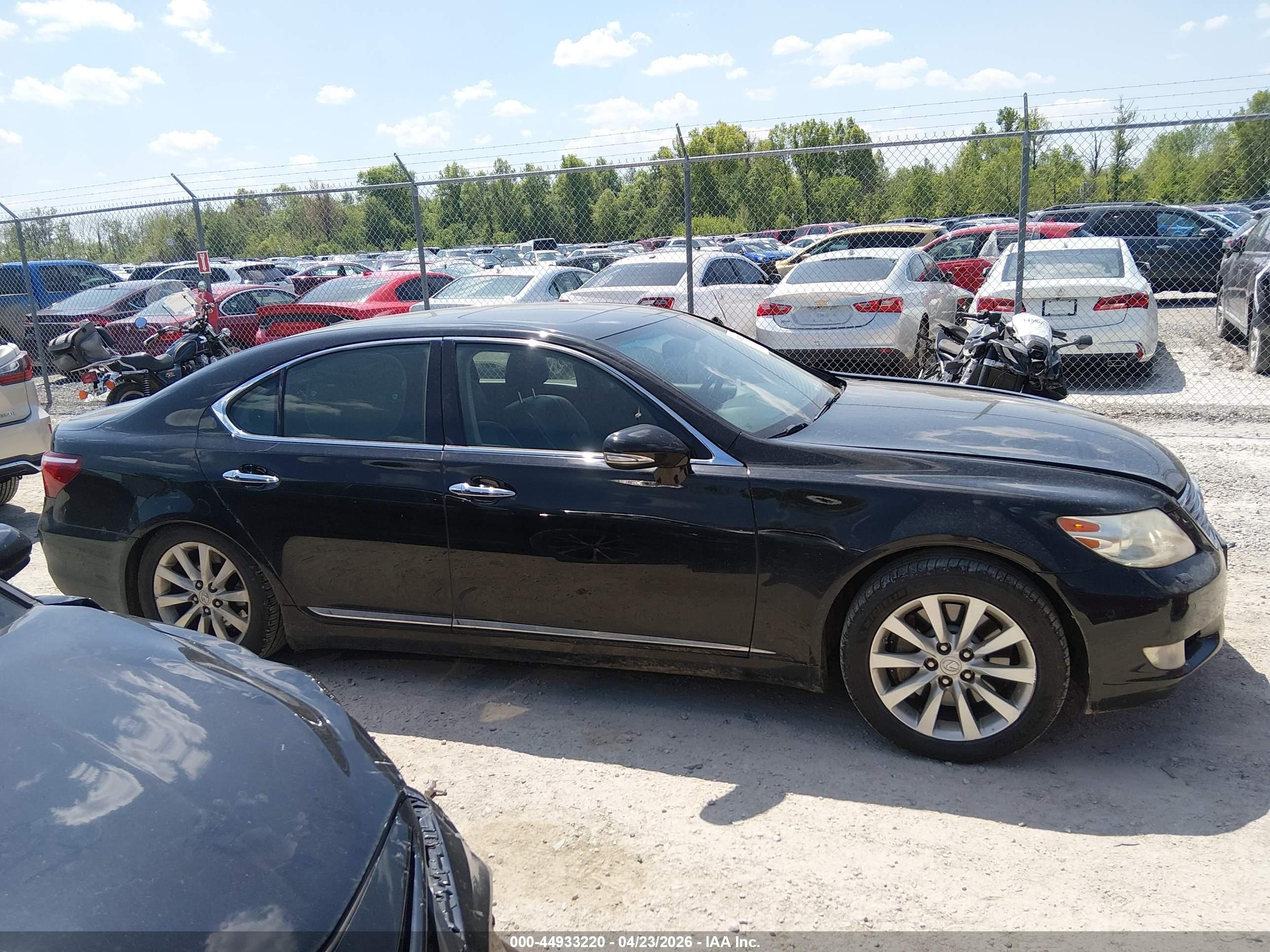 2010 Lexus Ls 460 Black vin: JTHCL5EF9A5007014