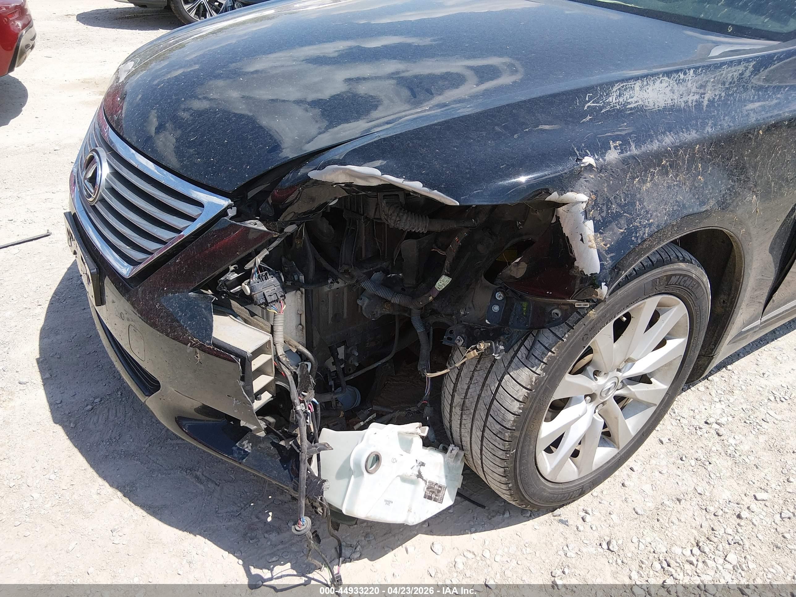 2010 Lexus Ls 460 Black vin: JTHCL5EF9A5007014