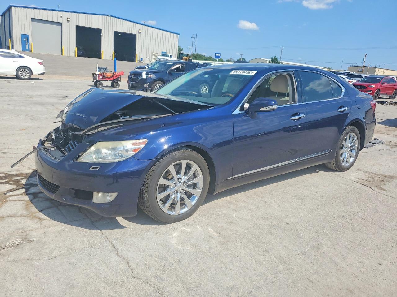 2011 Lexus Ls 460 Blue vin: JTHCL5EF9B5009783