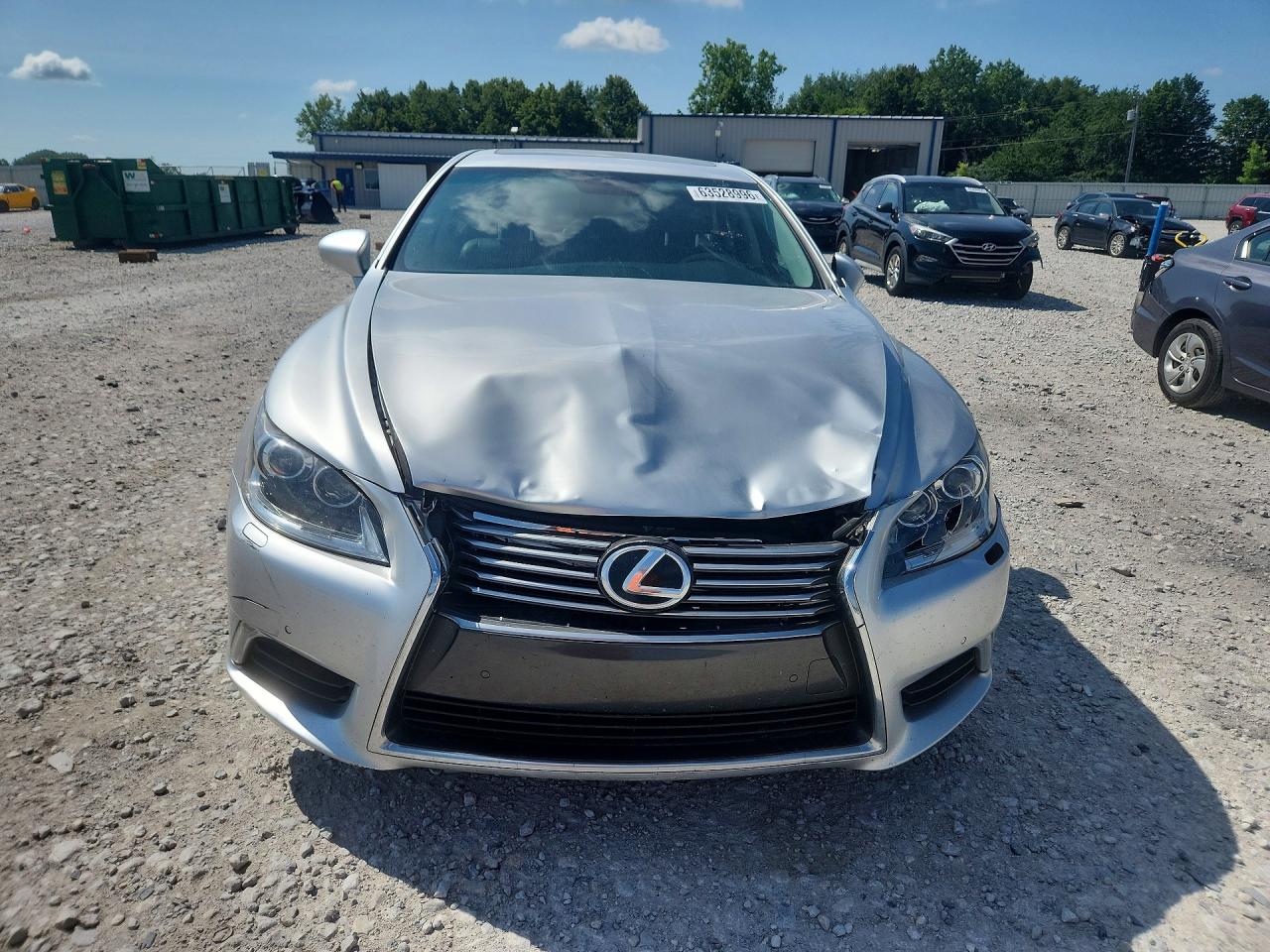 2014 Lexus Ls 460 Серебряный vin: JTHCL5EF9E5021677