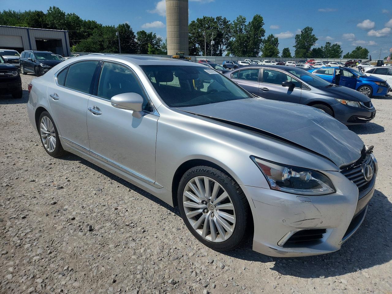 2014 Lexus Ls 460 Серебряный vin: JTHCL5EF9E5021677