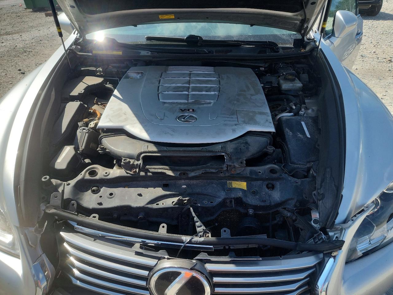 2014 Lexus Ls 460 Серебряный vin: JTHCL5EF9E5021677