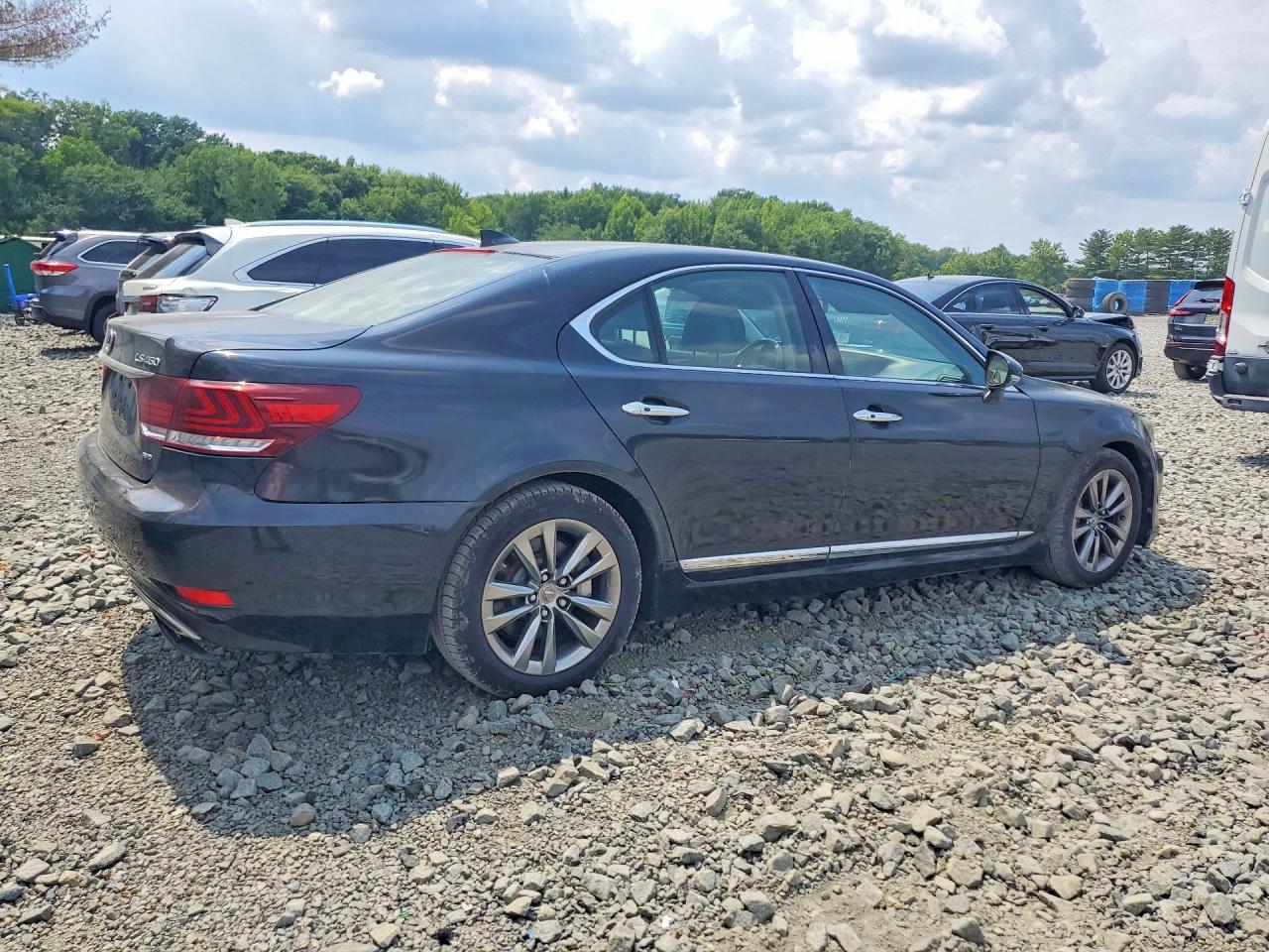 2014 Lexus Ls 460 Черный vin: JTHCL5EF9E5022618