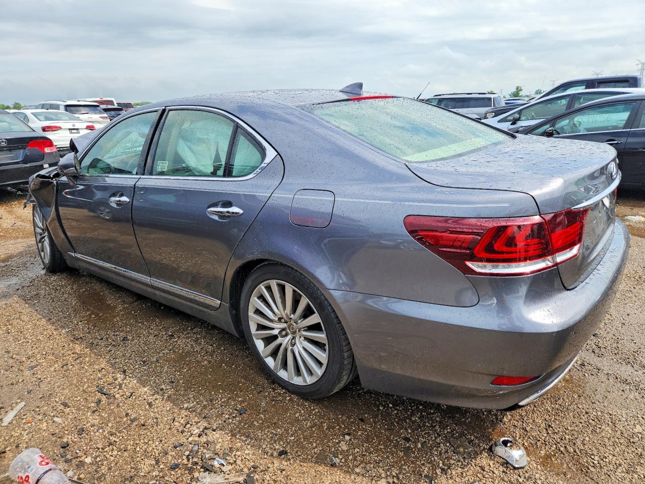 2015 Lexus Ls 460 Серый vin: JTHCL5EF9F5024922