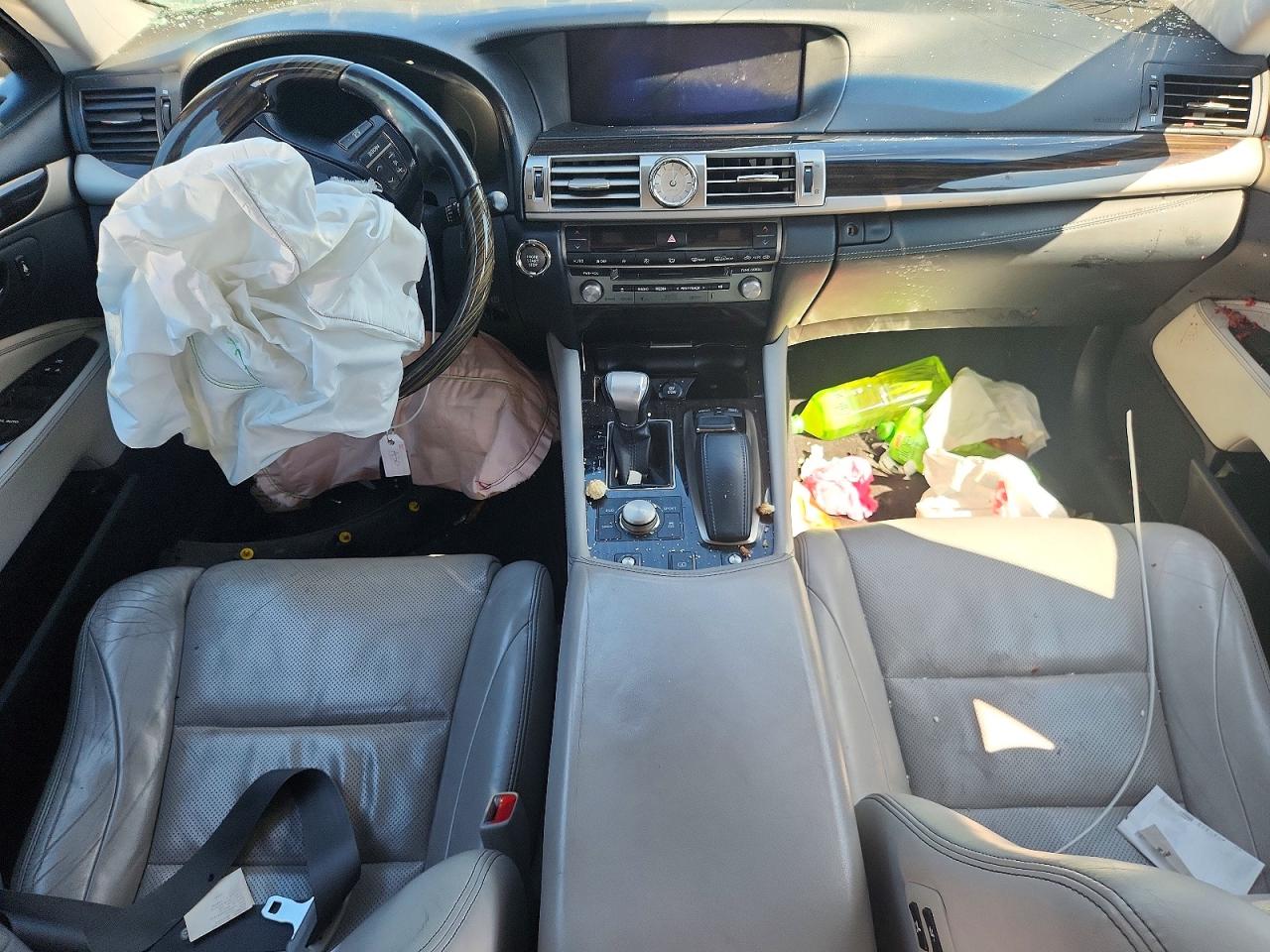 2015 Lexus Ls 460 Серый vin: JTHCL5EF9F5024922