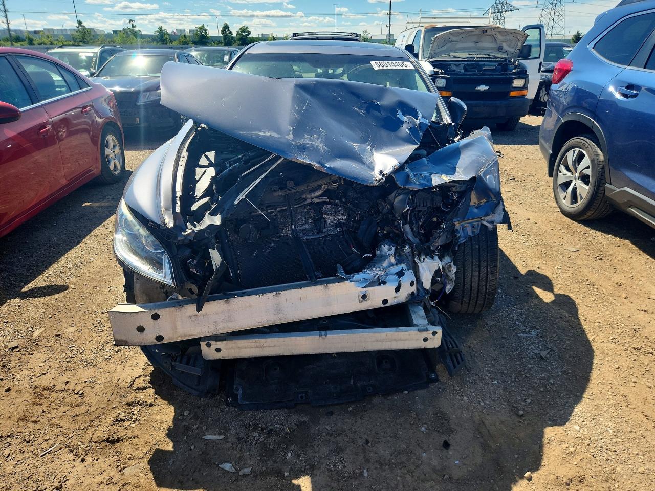 2015 Lexus Ls 460 Серый vin: JTHCL5EF9F5024922