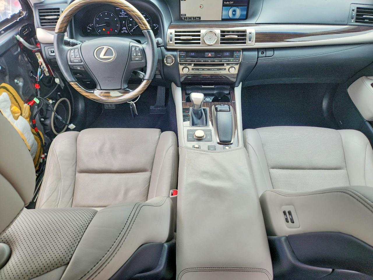 2015 Lexus Ls 460 Charcoal vin: JTHCL5EF9F5025343