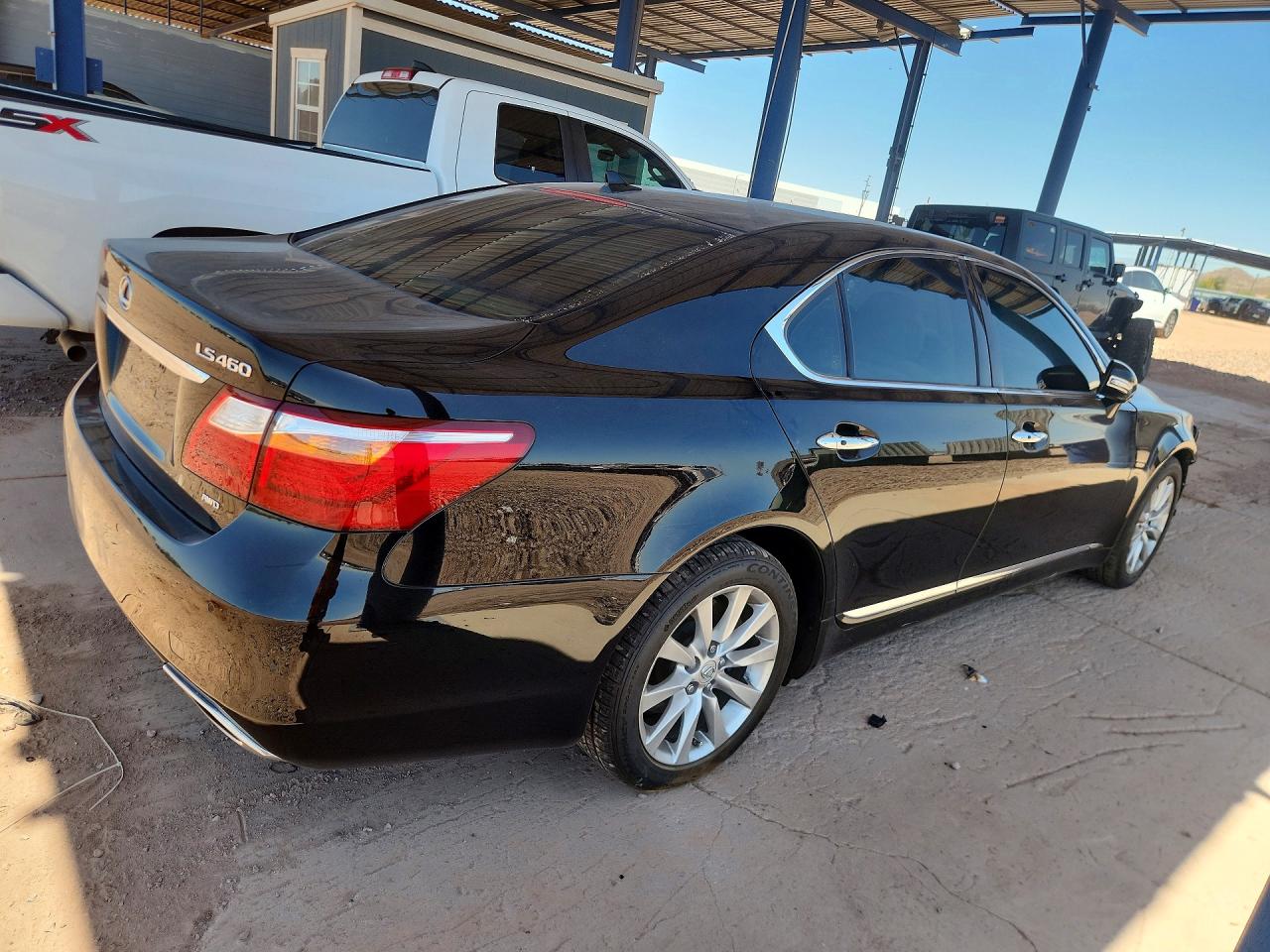 2012 Lexus Ls 460 Black vin: JTHCL5EFXC5012788