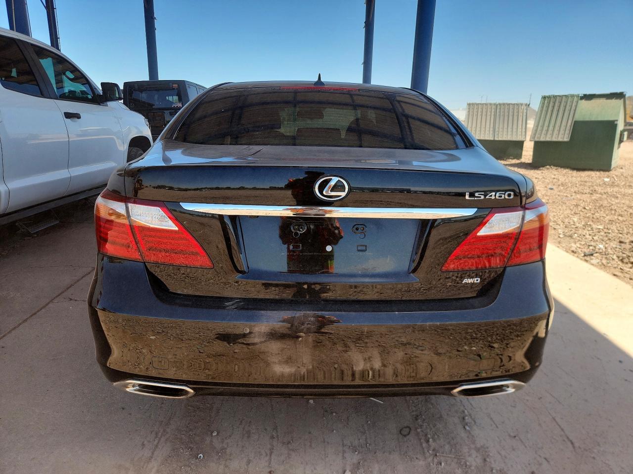 2012 Lexus Ls 460 Black vin: JTHCL5EFXC5012788