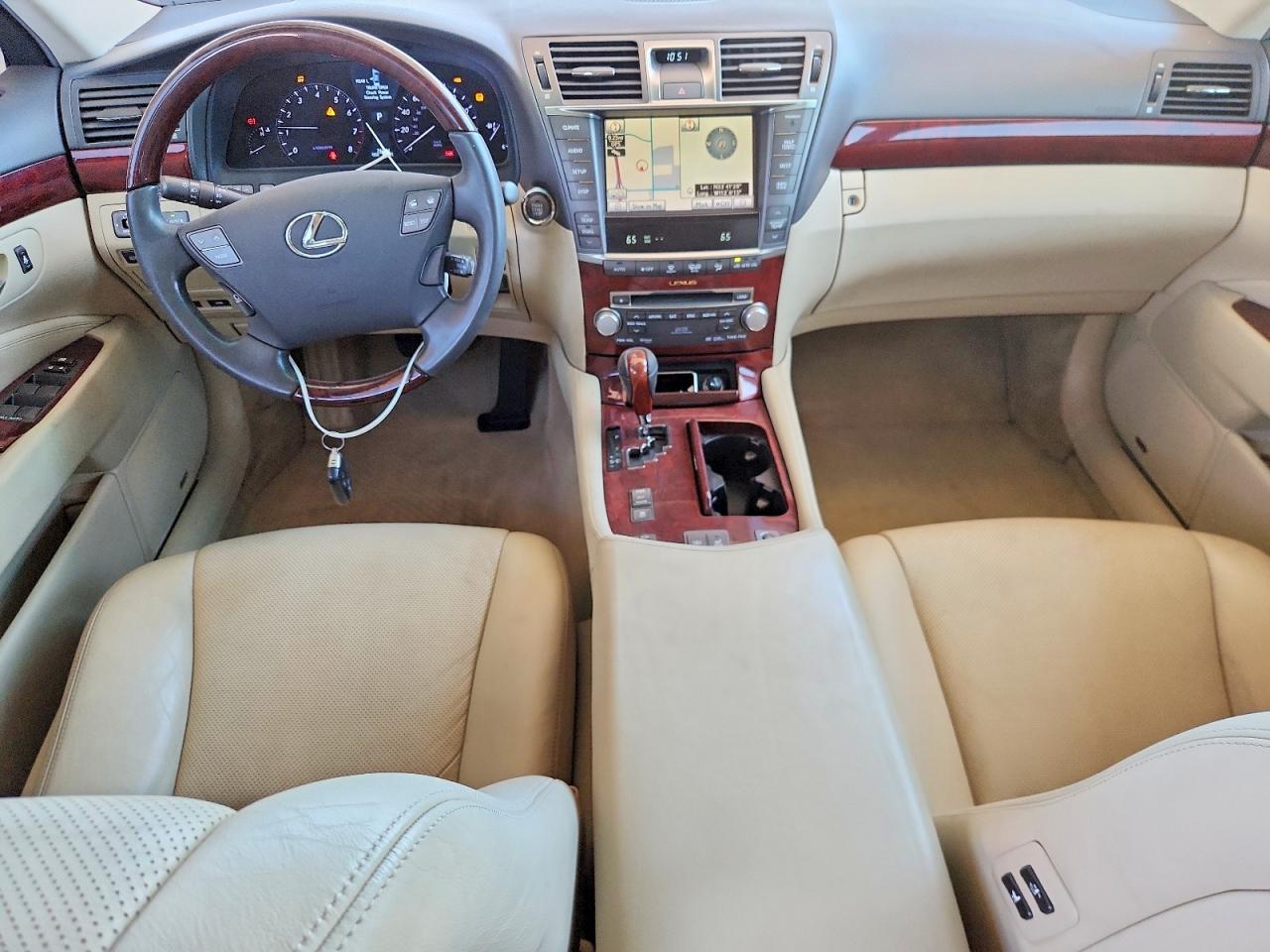 2012 Lexus Ls 460 Black vin: JTHCL5EFXC5012788