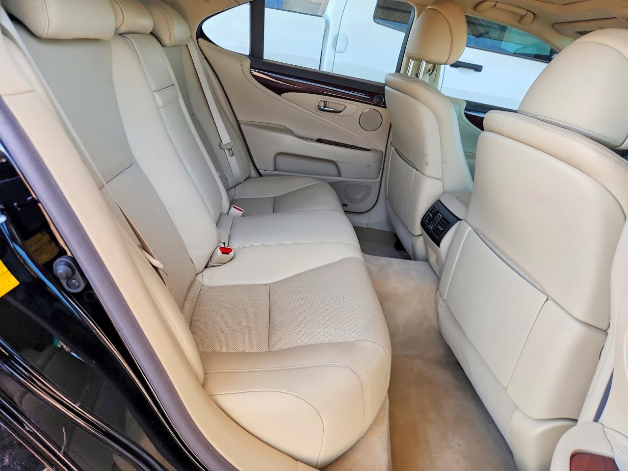 2012 Lexus Ls 460 Black vin: JTHCL5EFXC5012788