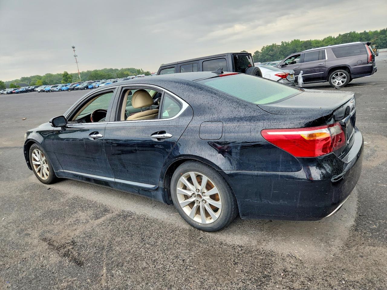 2012 Lexus Ls 460 Black vin: JTHCL5EFXC5013066