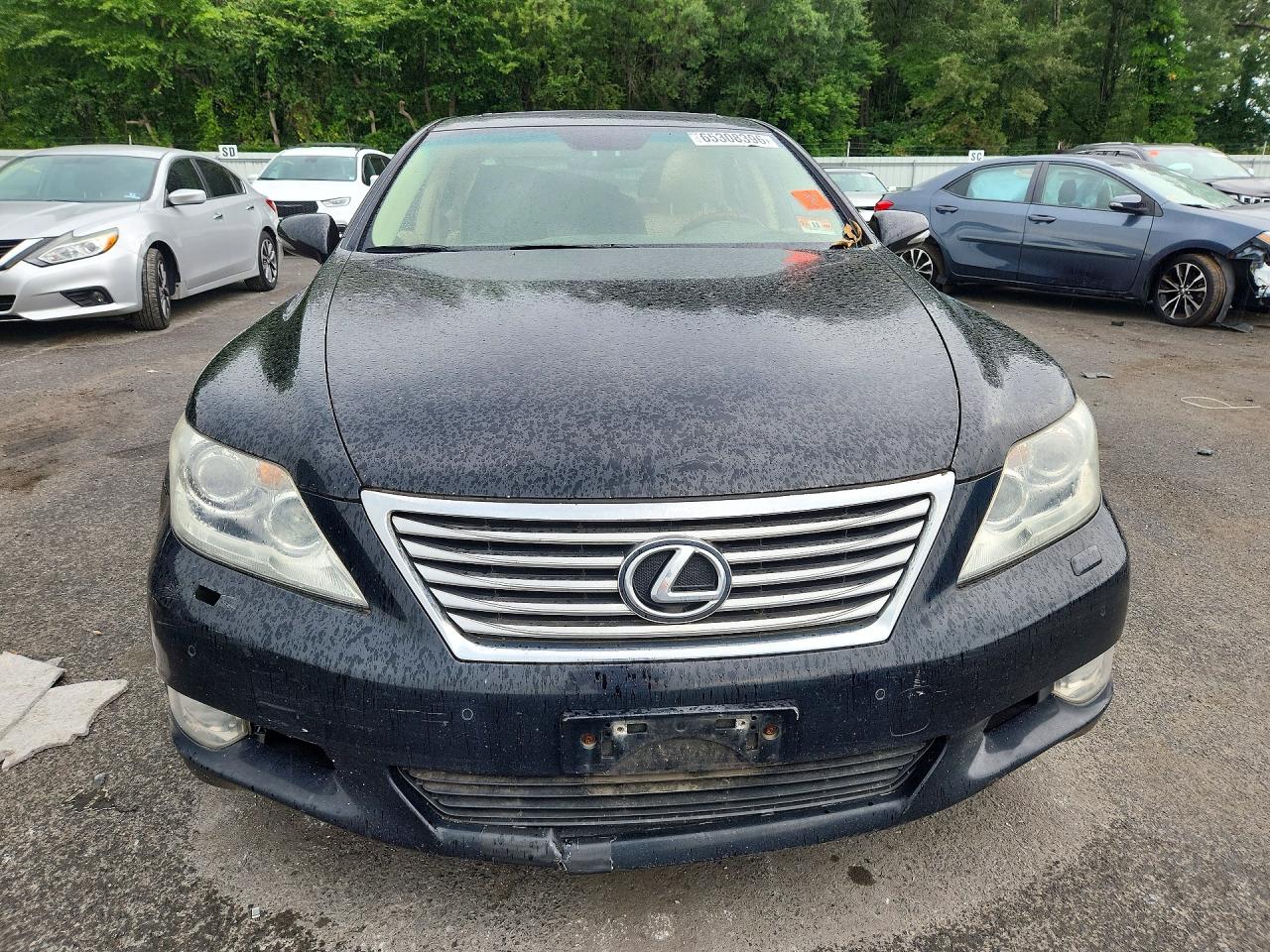 2012 Lexus Ls 460 Black vin: JTHCL5EFXC5013066