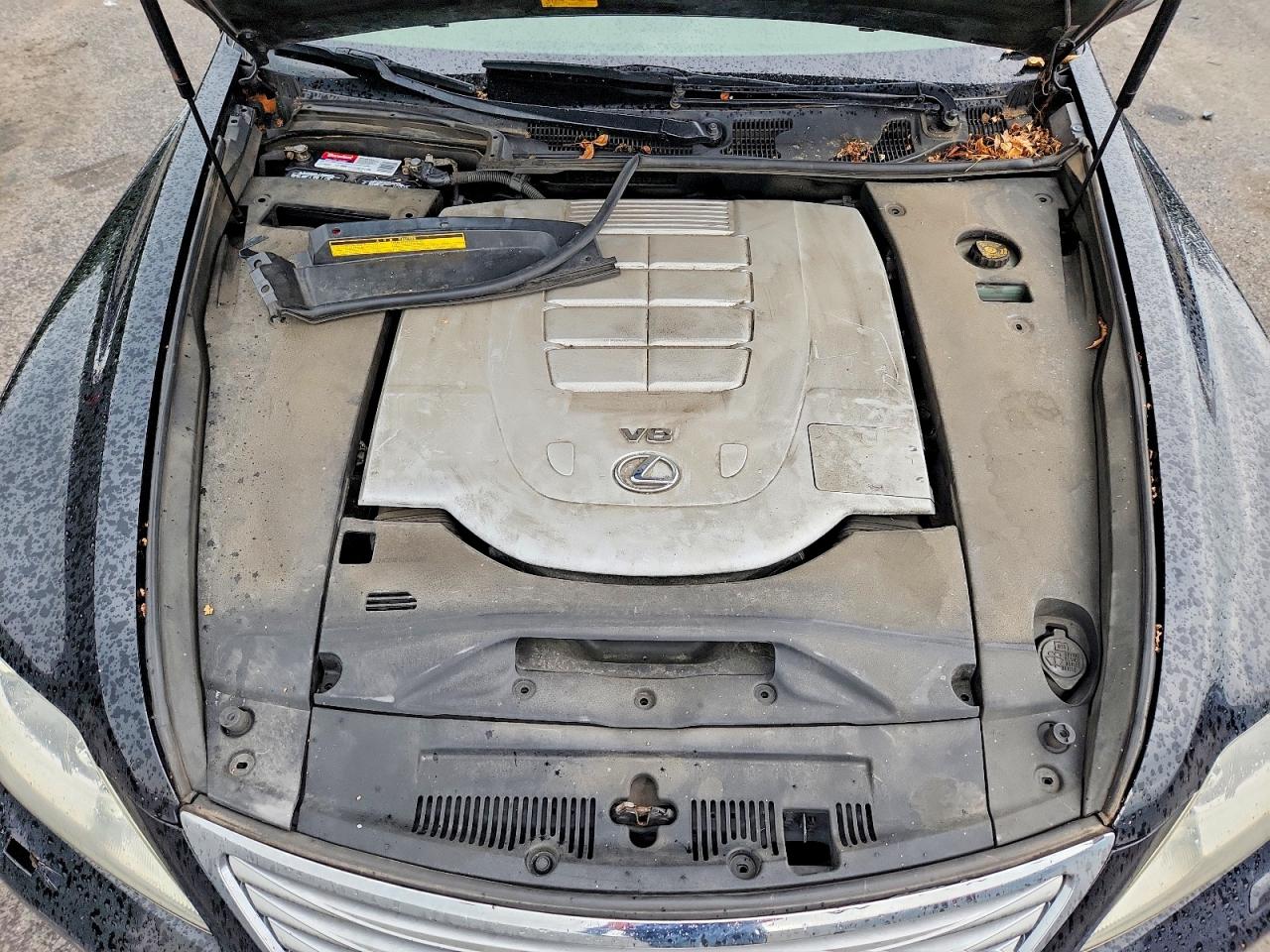 2012 Lexus Ls 460 Black vin: JTHCL5EFXC5013066