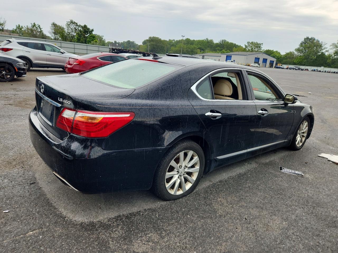 2012 Lexus Ls 460 Black vin: JTHCL5EFXC5013066