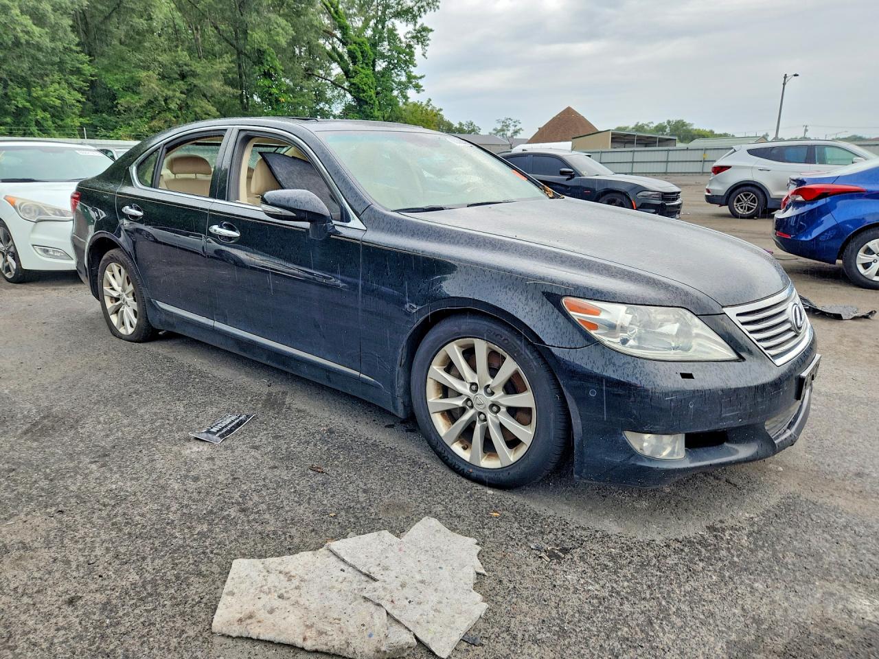 2012 Lexus Ls 460 Black vin: JTHCL5EFXC5013066