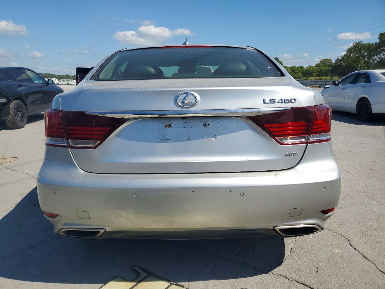 2014 Lexus Ls 460 Silver vin: JTHCL5EFXE5022496