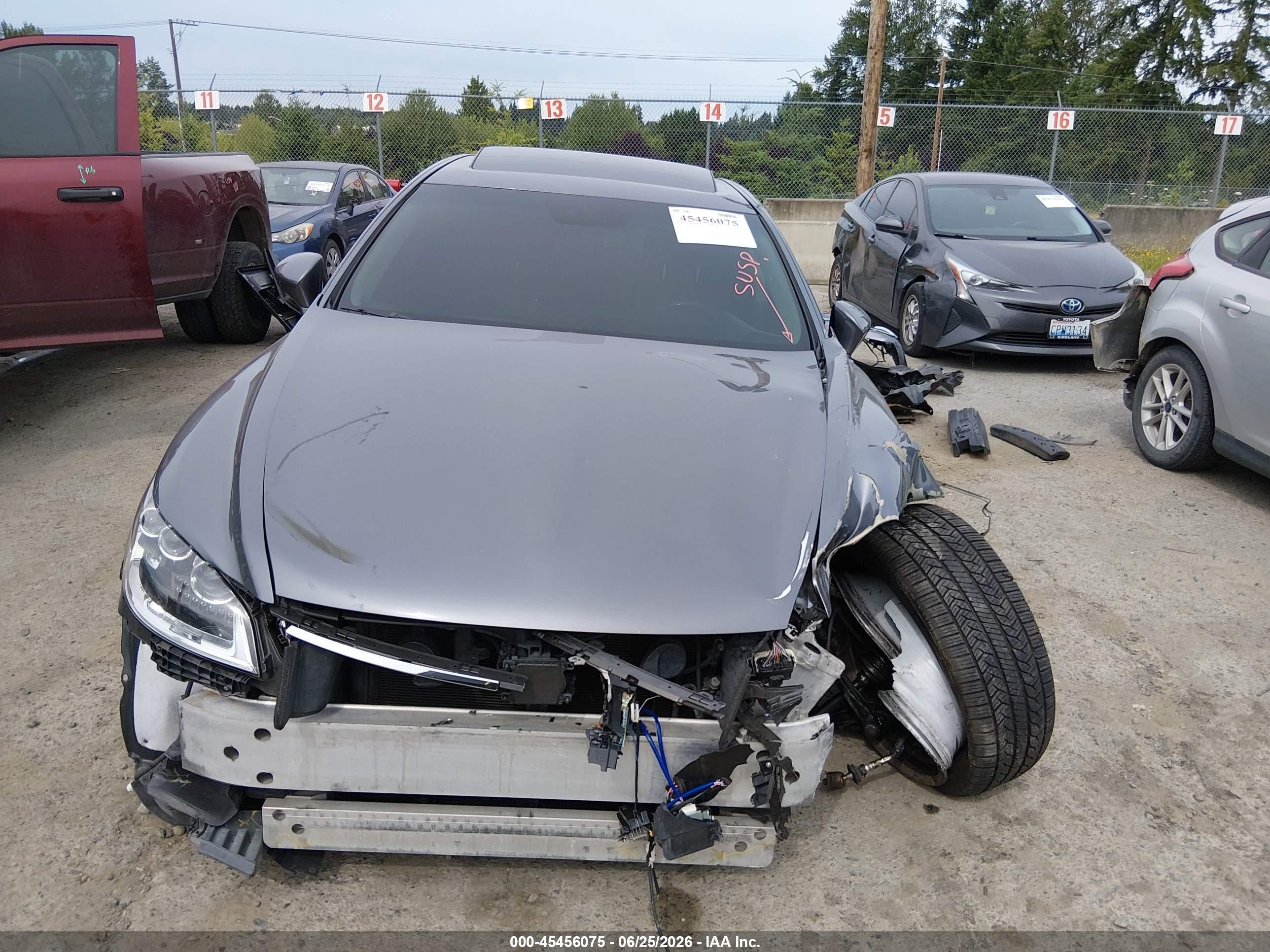 2015 Lexus Ls 460   Blue vin: JTHCL5EFXF5023990