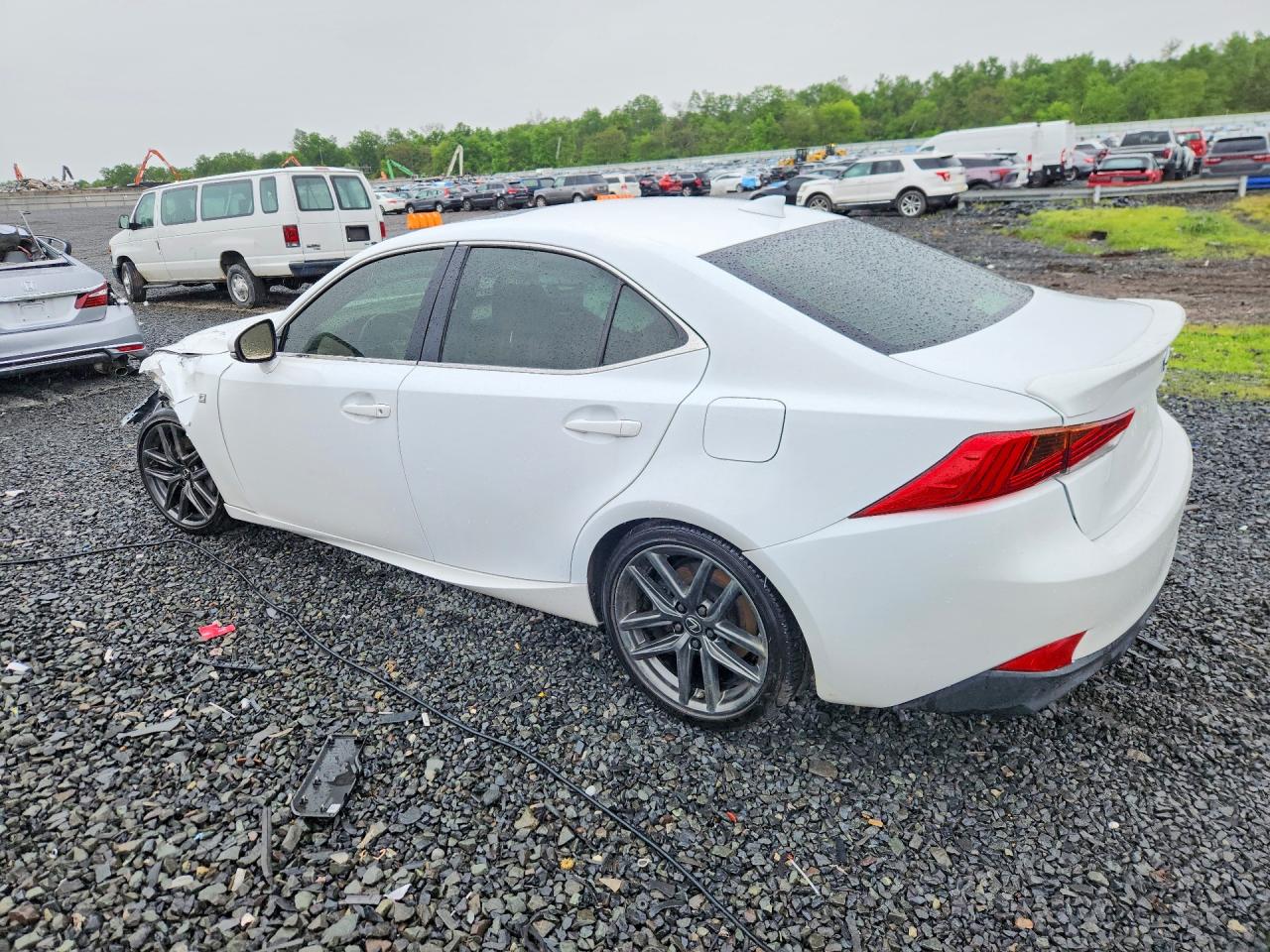 2017 Lexus Is 300 White vin: JTHCM1D27H5018740