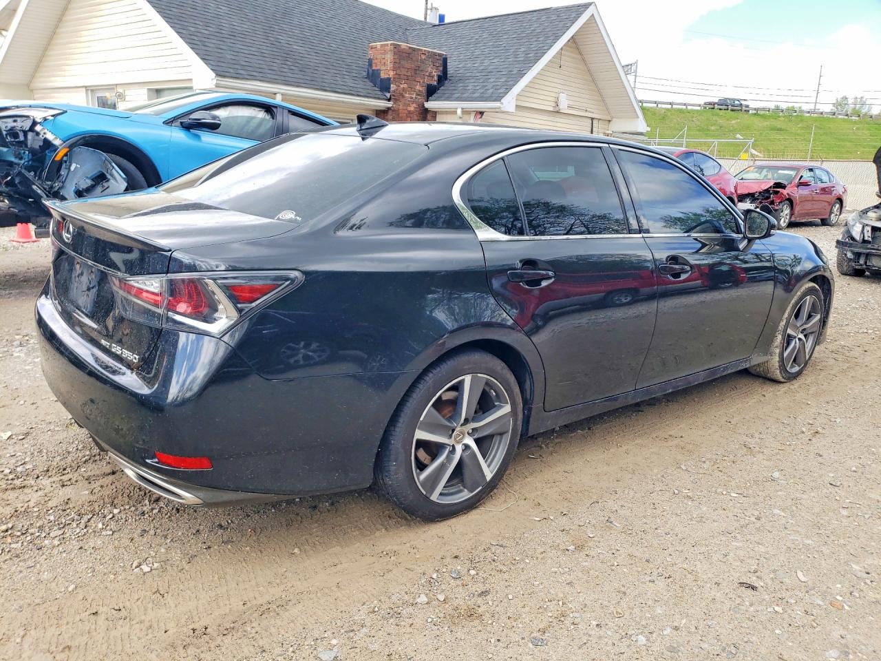 2017 Lexus Gs 350 Base Black vin: JTHCZ1BL8HA006147