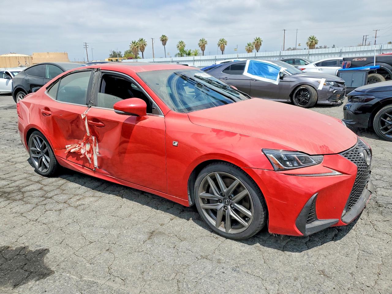 2019 Lexus Is 350 Red vin: JTHCZ1D25K5016493
