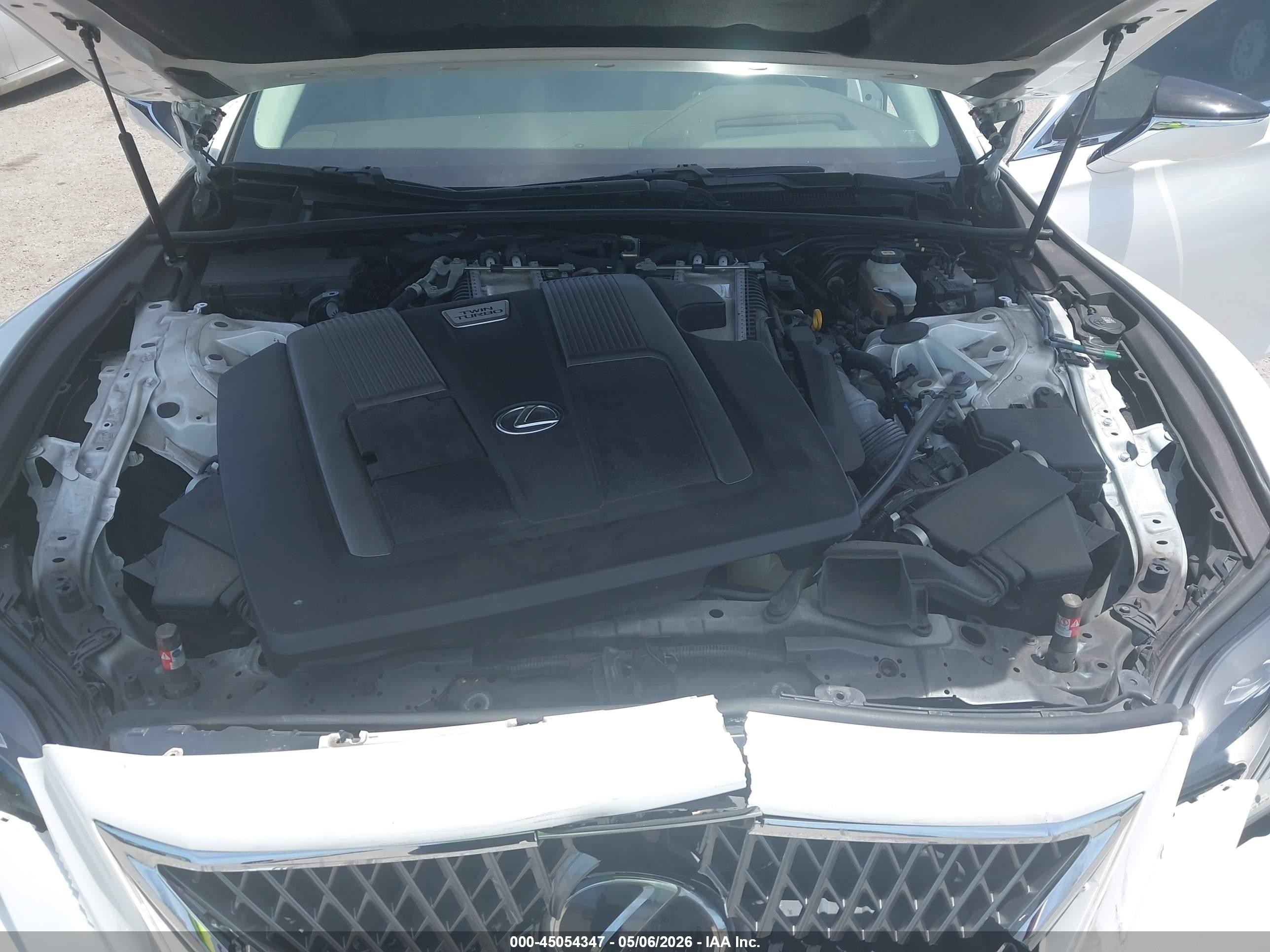 2020 Lexus Ls 500 White vin: JTHD51FF1L5013026