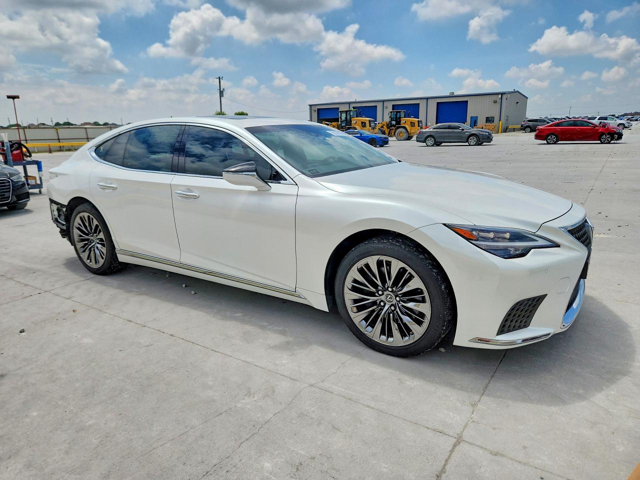 2021 Lexus Ls 500 Base White vin: JTHD51FF3M5015068