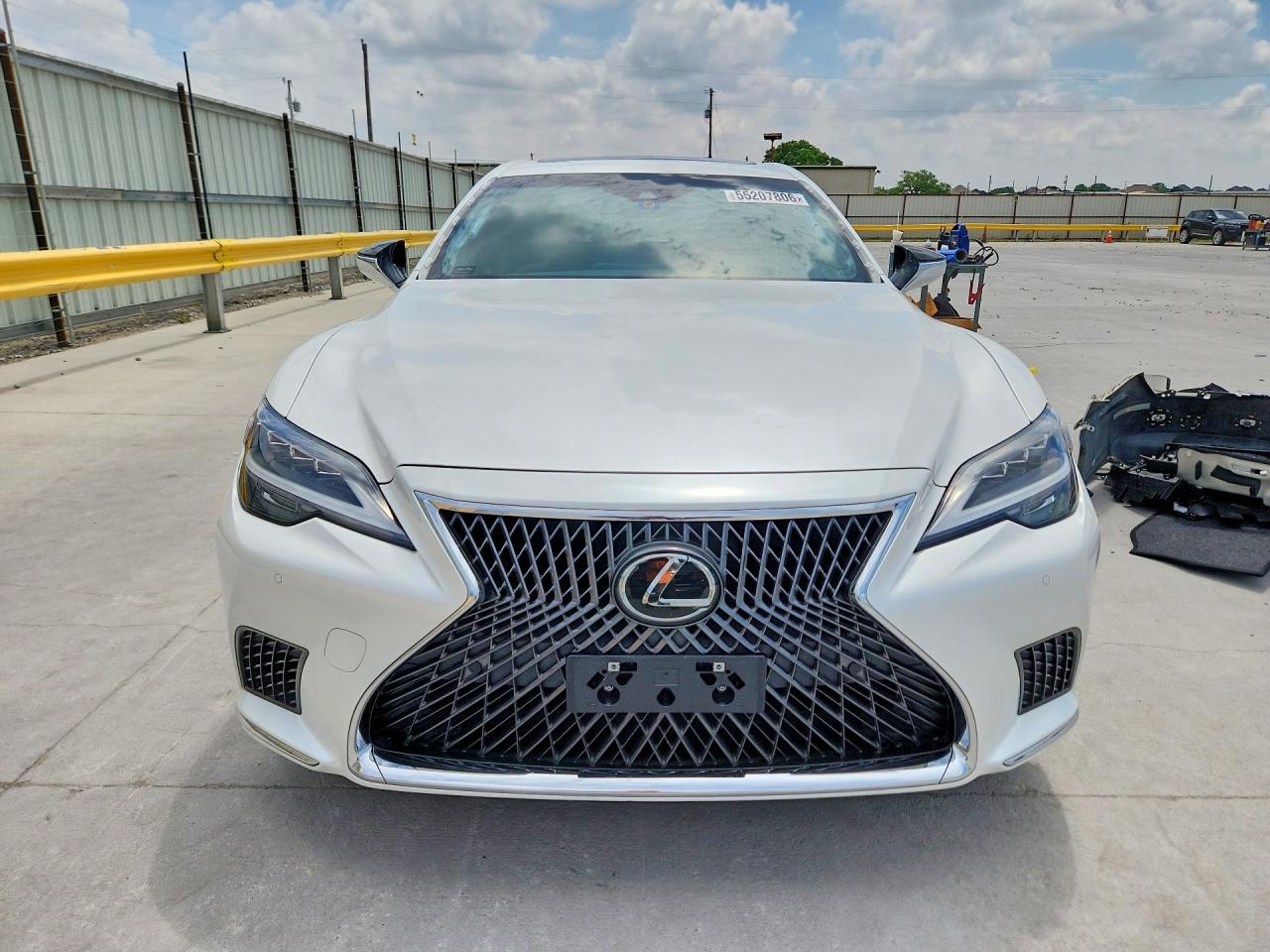 2021 Lexus Ls 500 Base White vin: JTHD51FF3M5015068