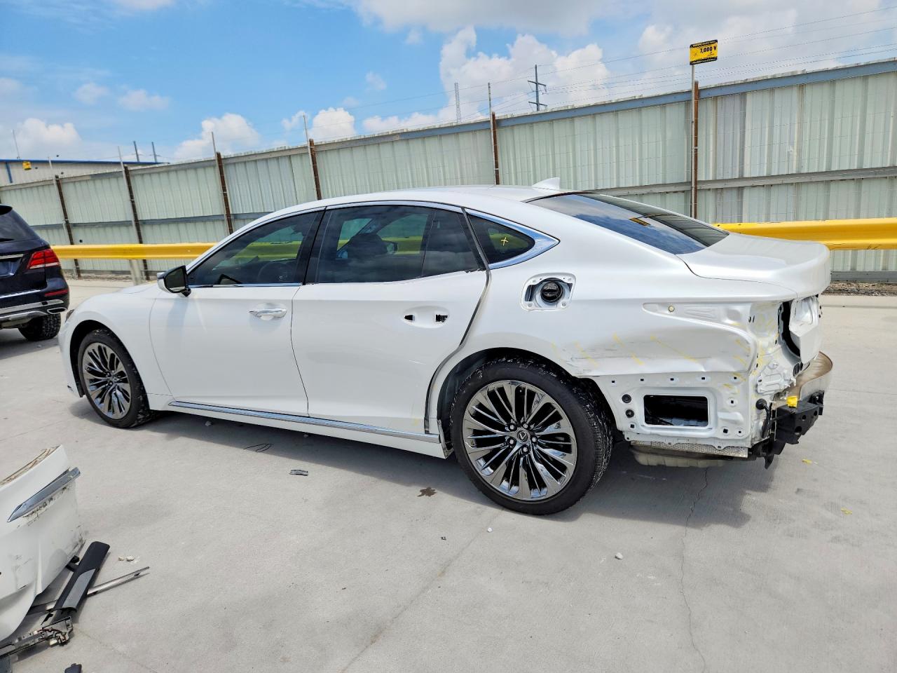 2021 Lexus Ls 500 Base White vin: JTHD51FF3M5015068