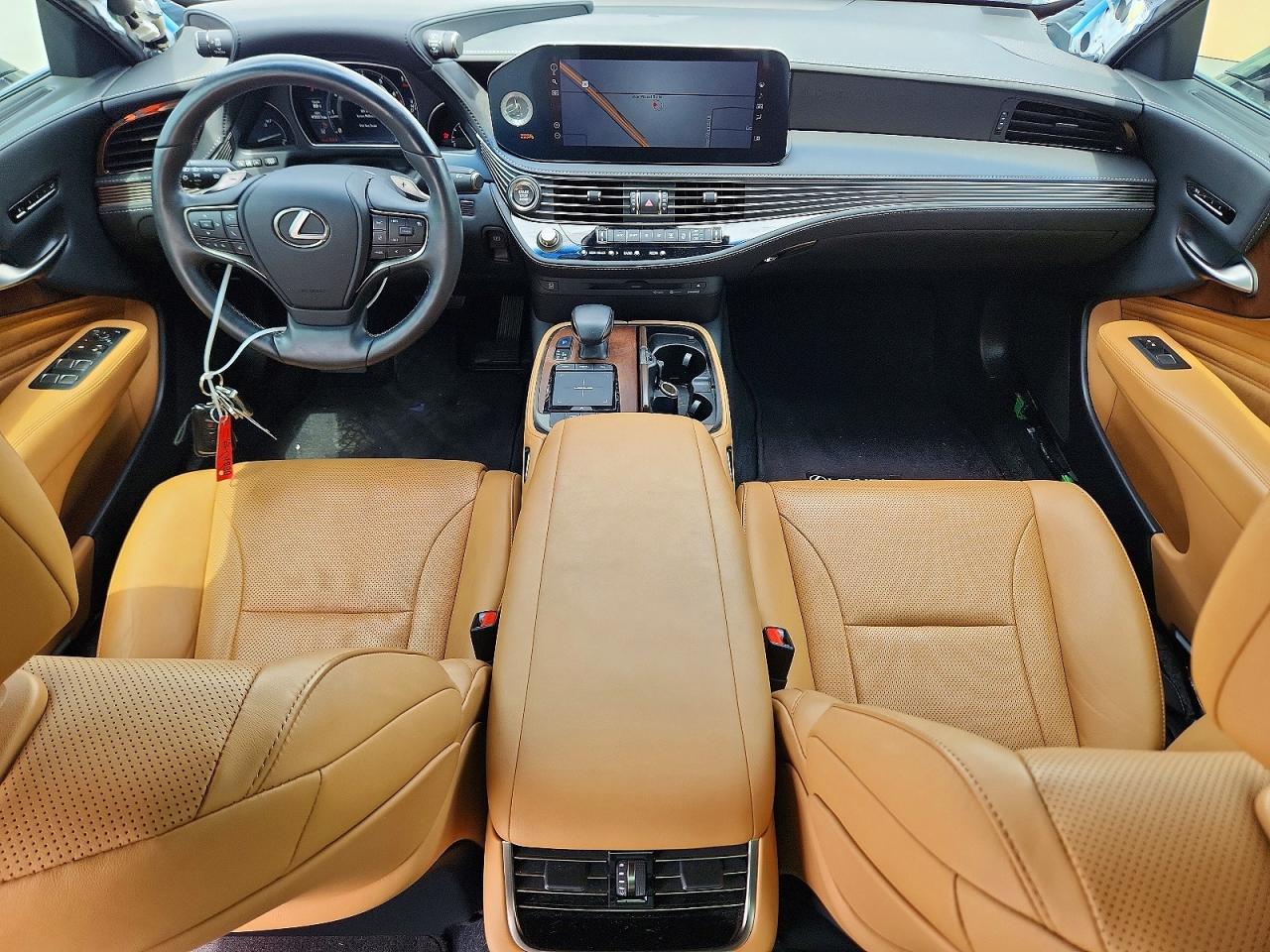 2021 Lexus Ls 500 Base White vin: JTHD51FF3M5015068