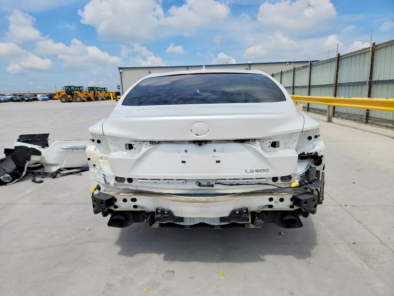 2021 Lexus Ls 500 Base White vin: JTHD51FF3M5015068