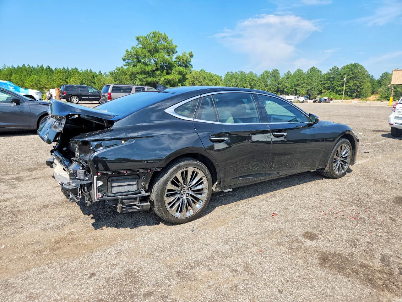 2022 Lexus Ls 500 Base Black vin: JTHD51FF7N5016404