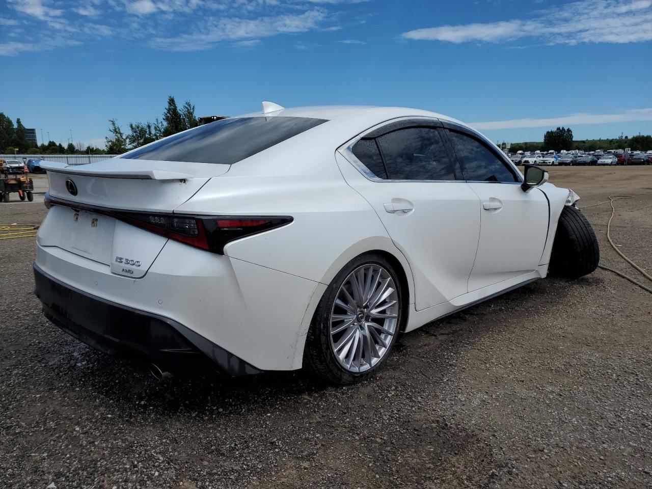 2022 Lexus Is 300 White vin: JTHD81F23N5049100