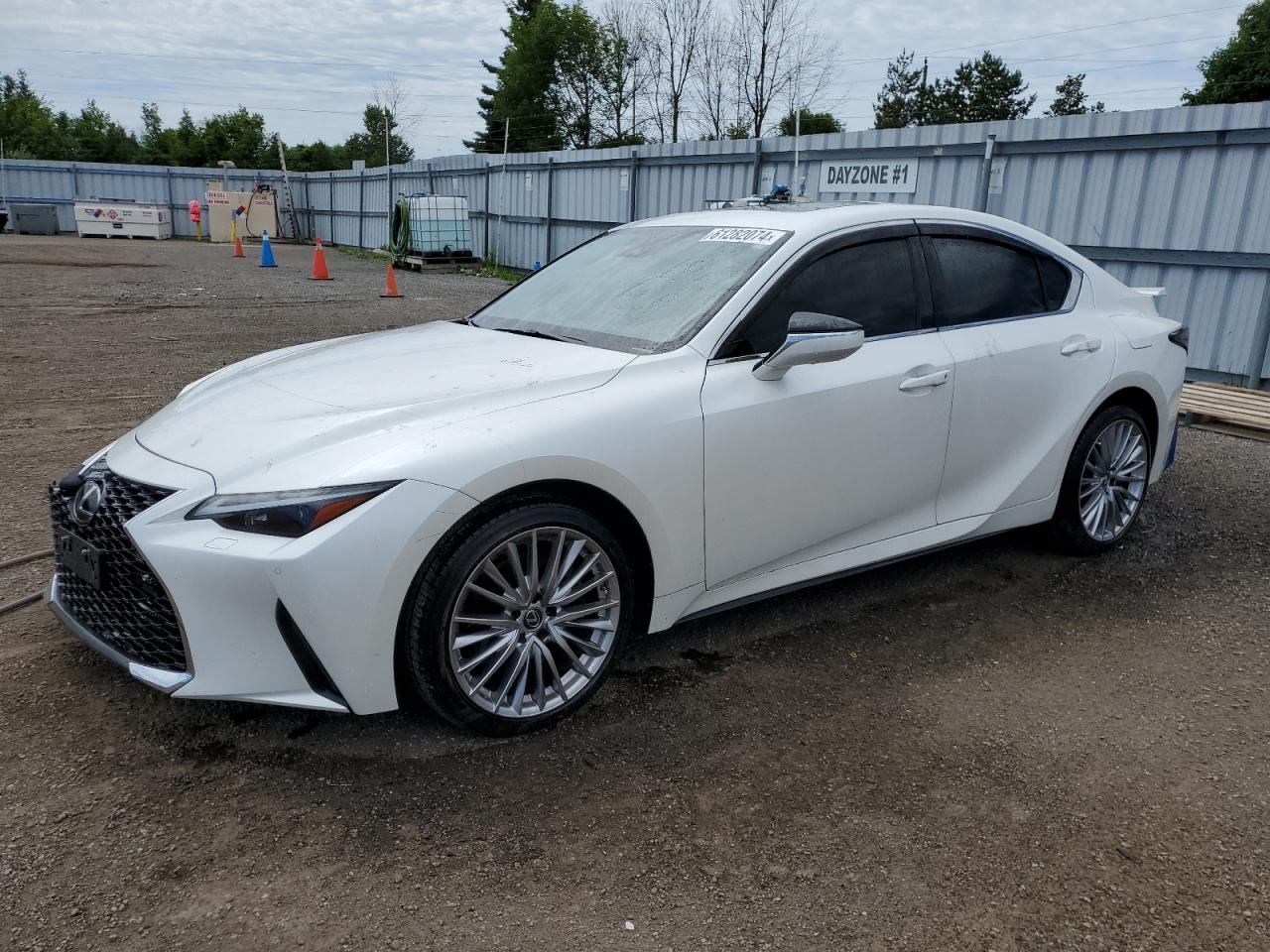 2022 Lexus Is 300 White vin: JTHD81F23N5049100